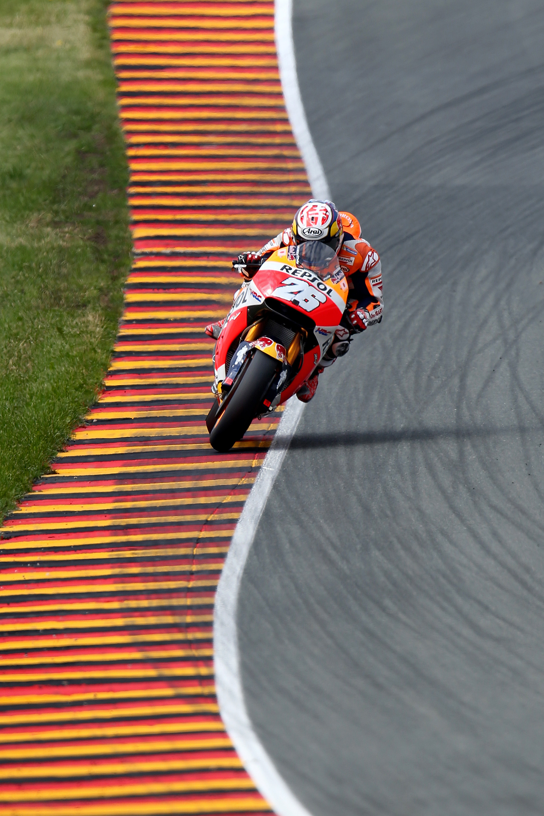 Honda rider Marquez gains 4th straight pole at German GP