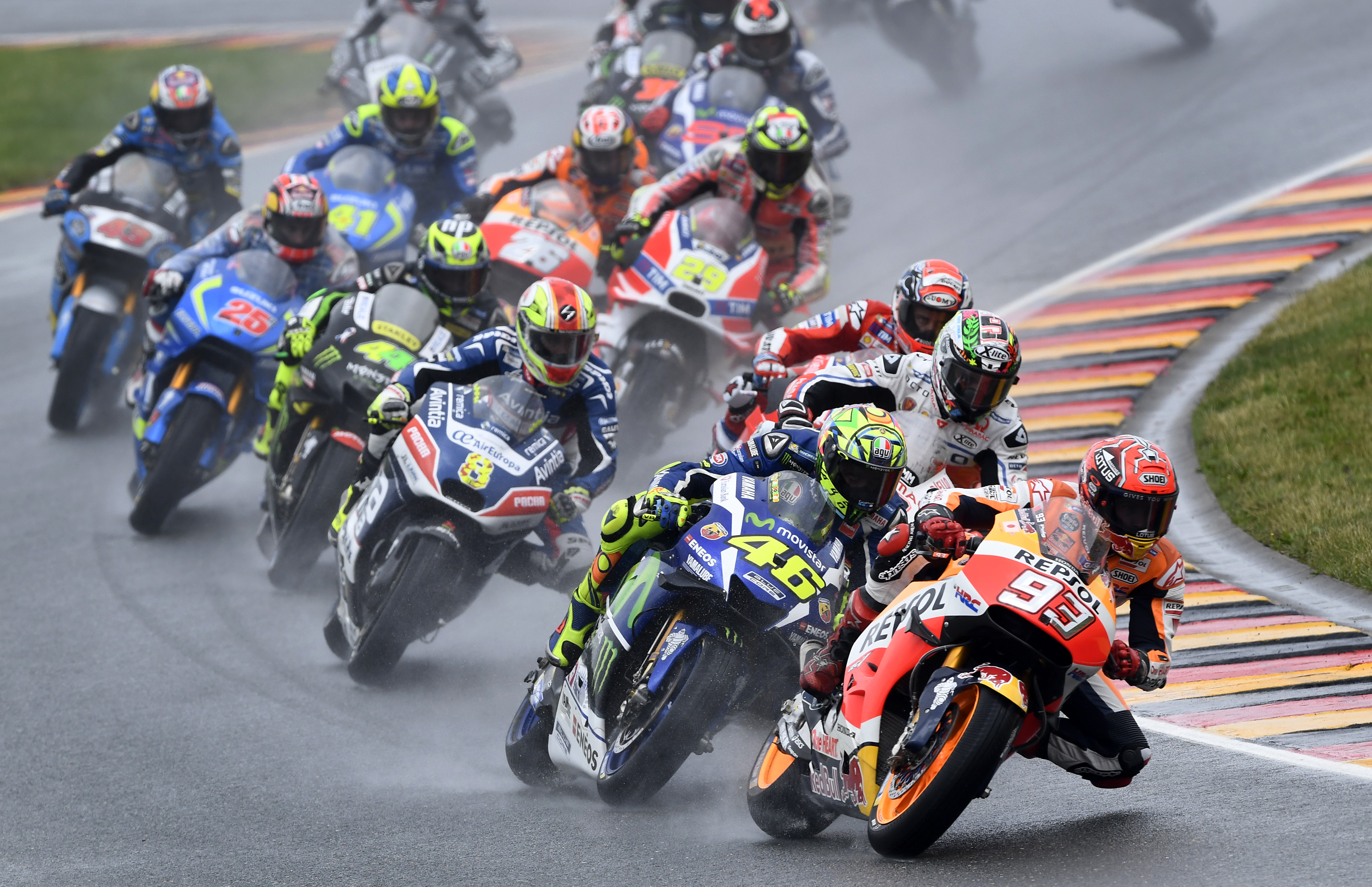 Marc Marquez wins German GP for 7th time