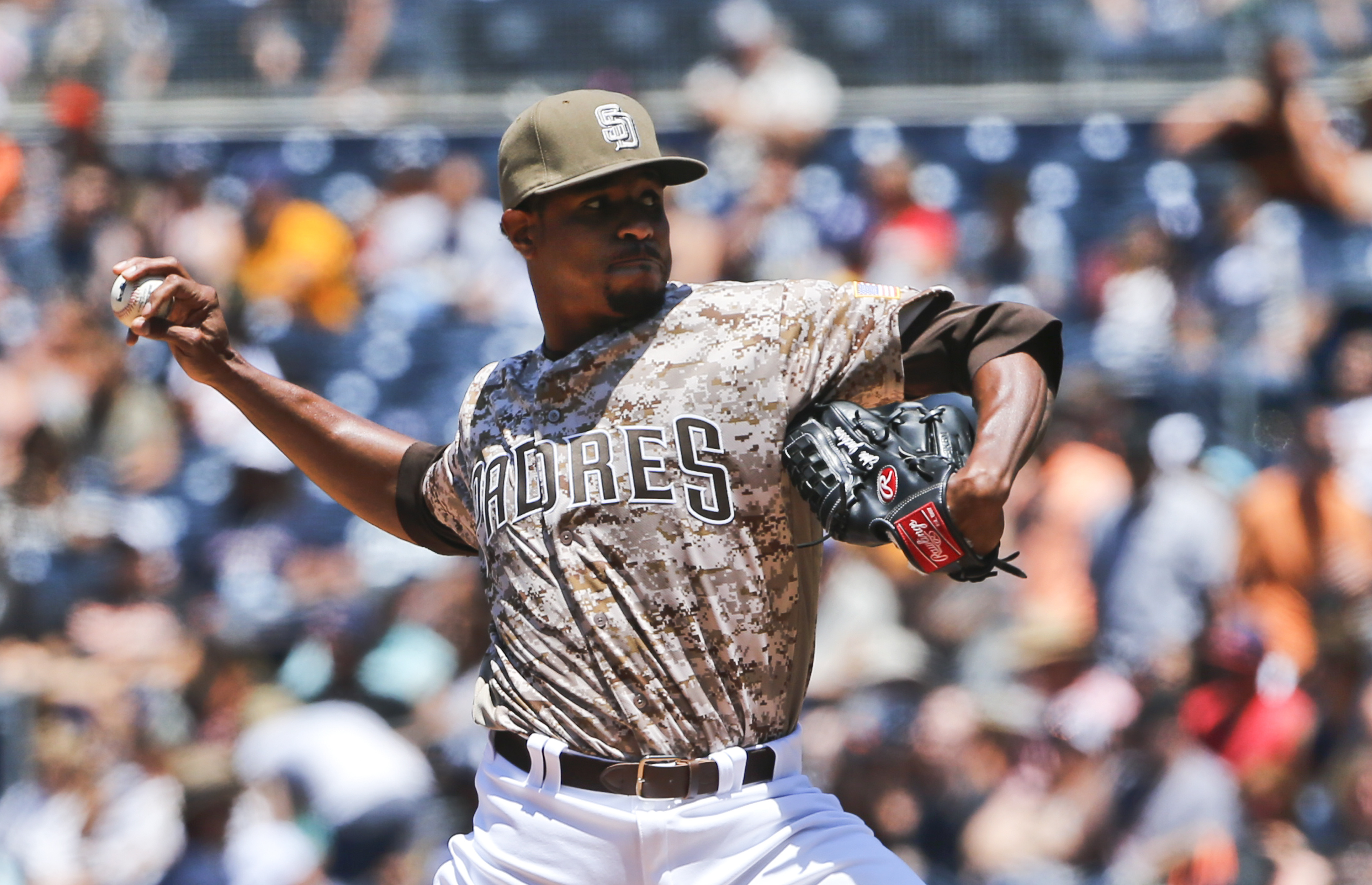 Padres' Jackson loses no-hit try in 7th on Gillaspie's homer
