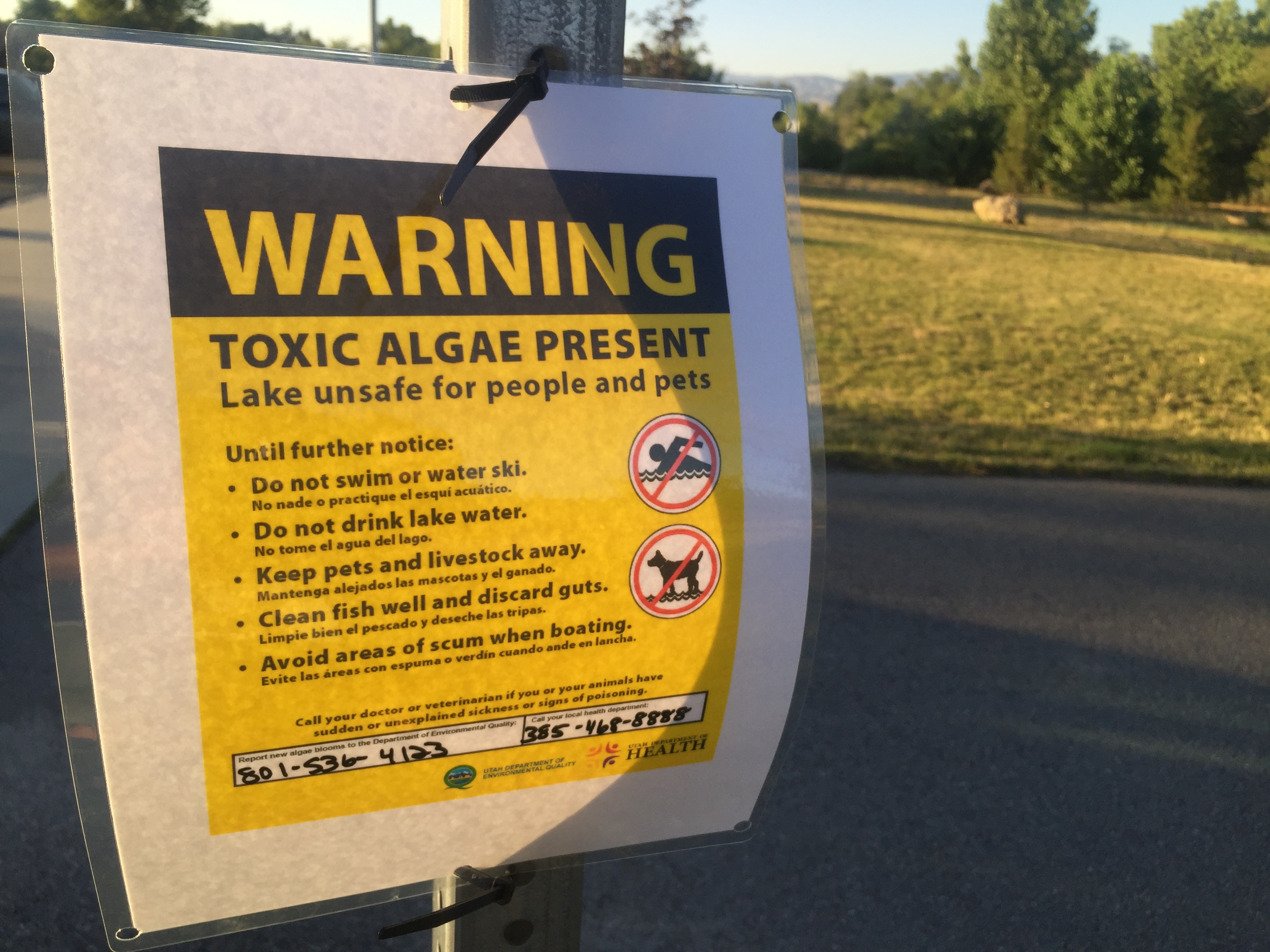 DEQ: Don't use water from Utah Lake, Jordan River or canals