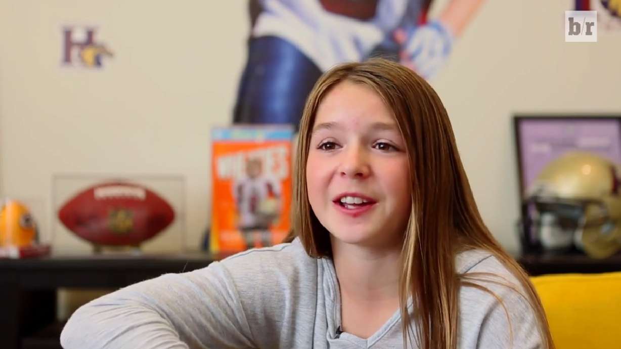 Sam Gordon leads push for girls' tackle football in new video