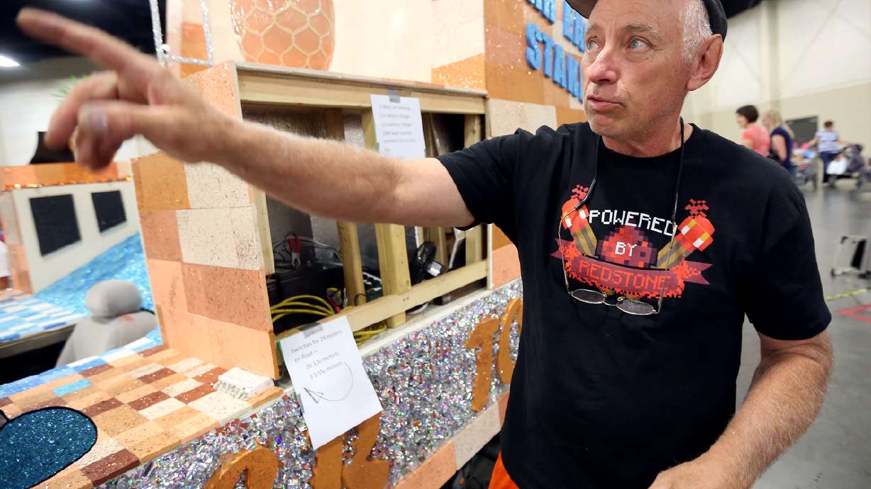 Unique float with working waterfall heads to Days of '47 Parade