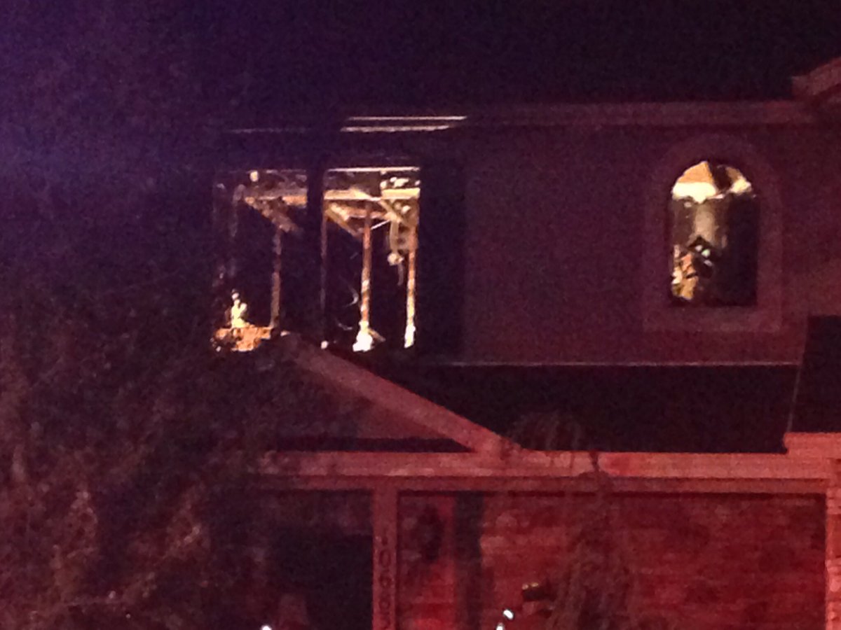 The Cedar Hills home of Spencer and Shannon Kelly caught fire Friday, July 15, 2016. Spencer Kelley rescued his 12-year-old son from the fire. (Photo: Lone Peak Fire District)