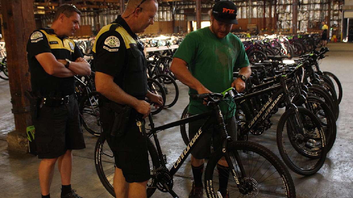 Business says thanks by donating 10 bicycles to Ogden police