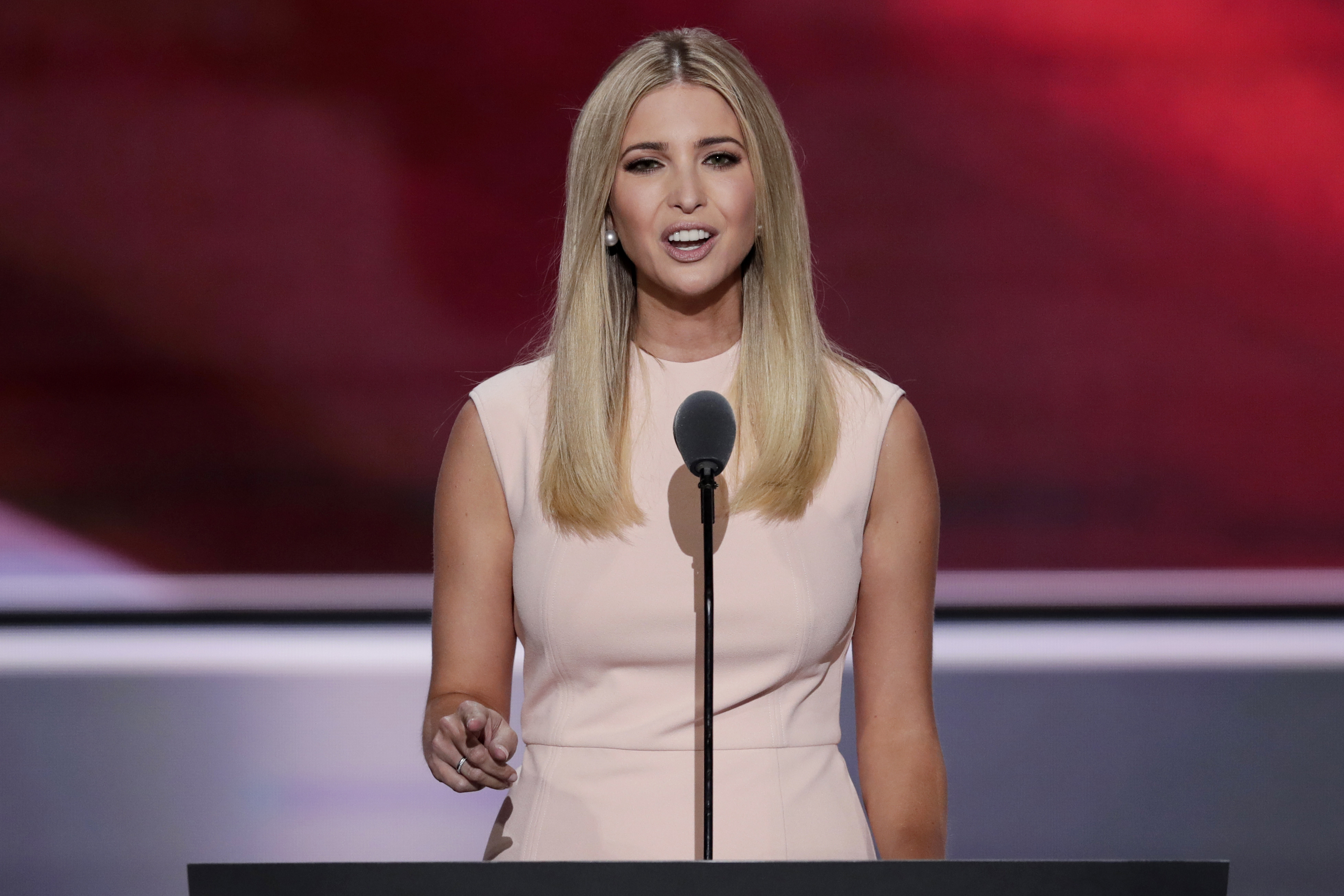 Daughter Ivanka Trump raises issues father rarely mentions