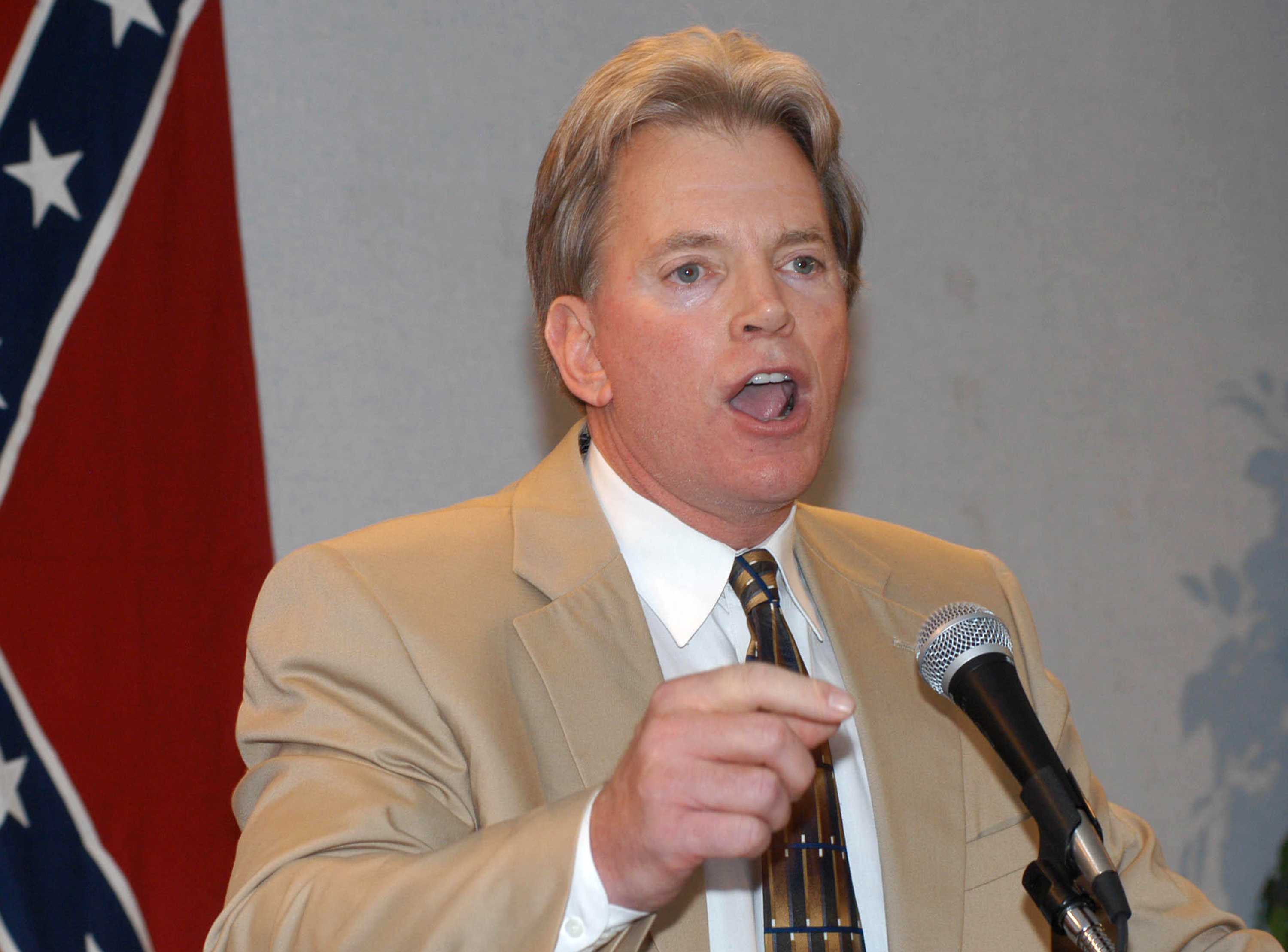 The Latest: Ex-Gov. Edwards surprised at Duke's Senate bid