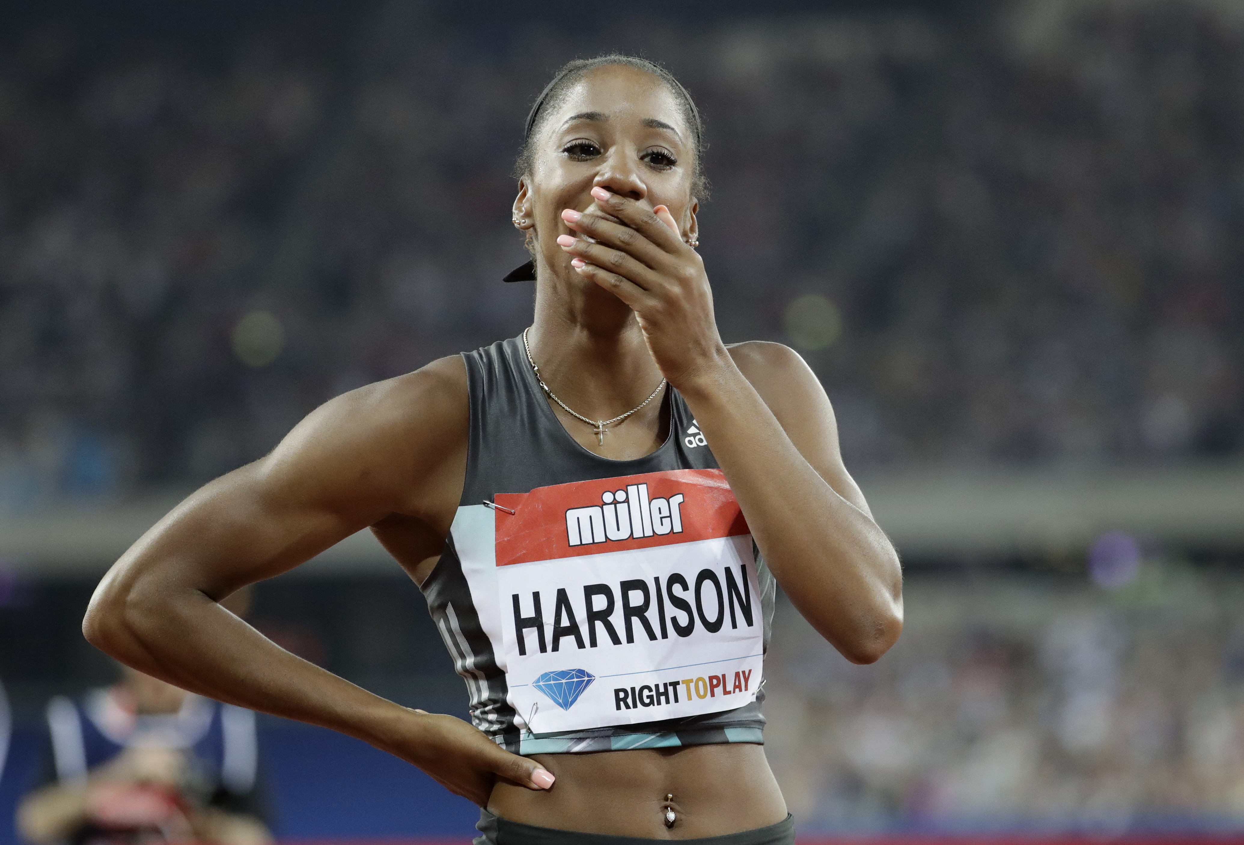 Kendra Harrison breaks 28-year record in 100-meter hurdles