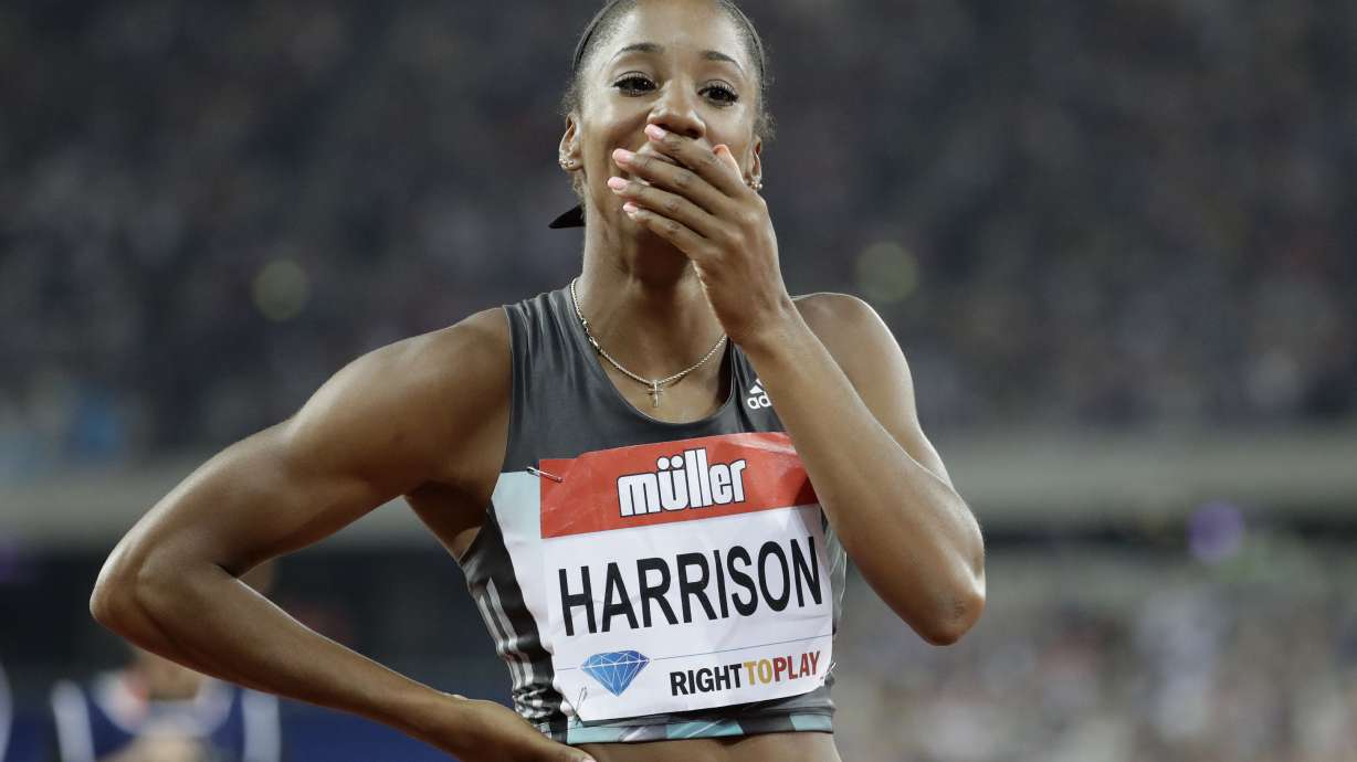 Kendra Harrison breaks 28-year record in 100-meter hurdles