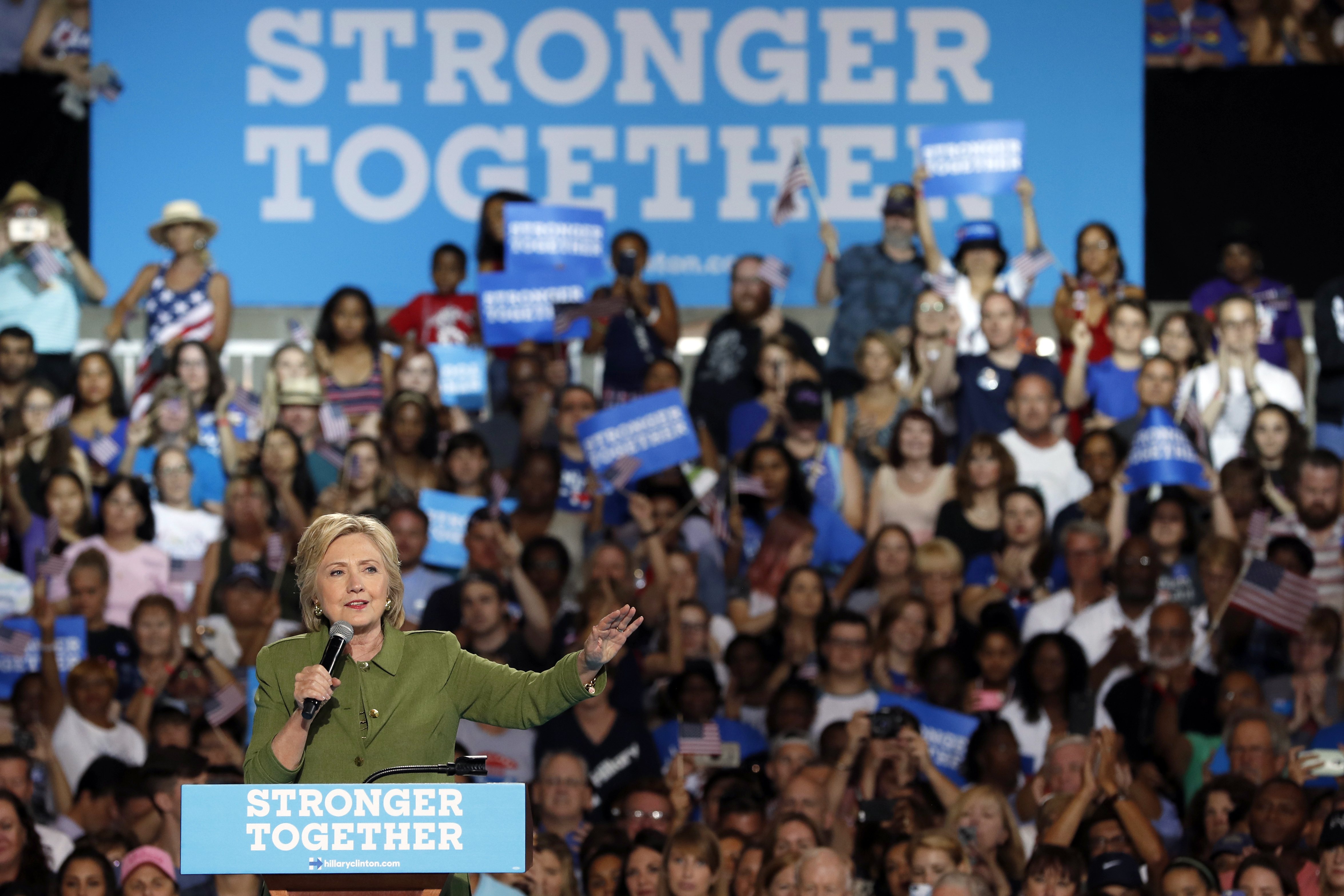 For Clinton, concern lingers over enthusiasm for candidacy