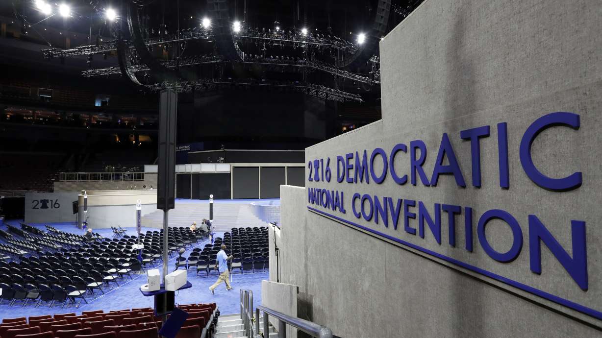 The Latest: Clinton saddened by GOP's 'lock her up' chants