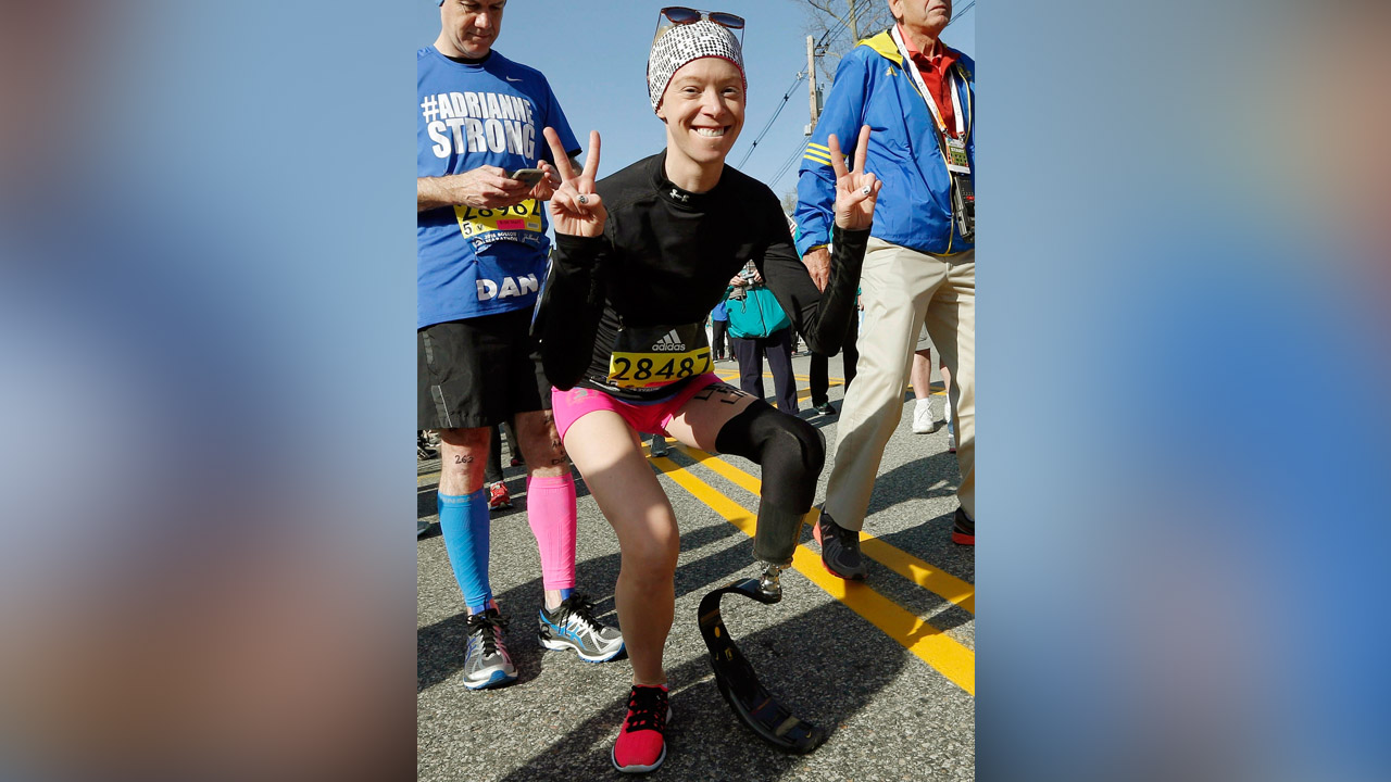 Boston Marathon bombing amputee scales mountain in Ecuador
