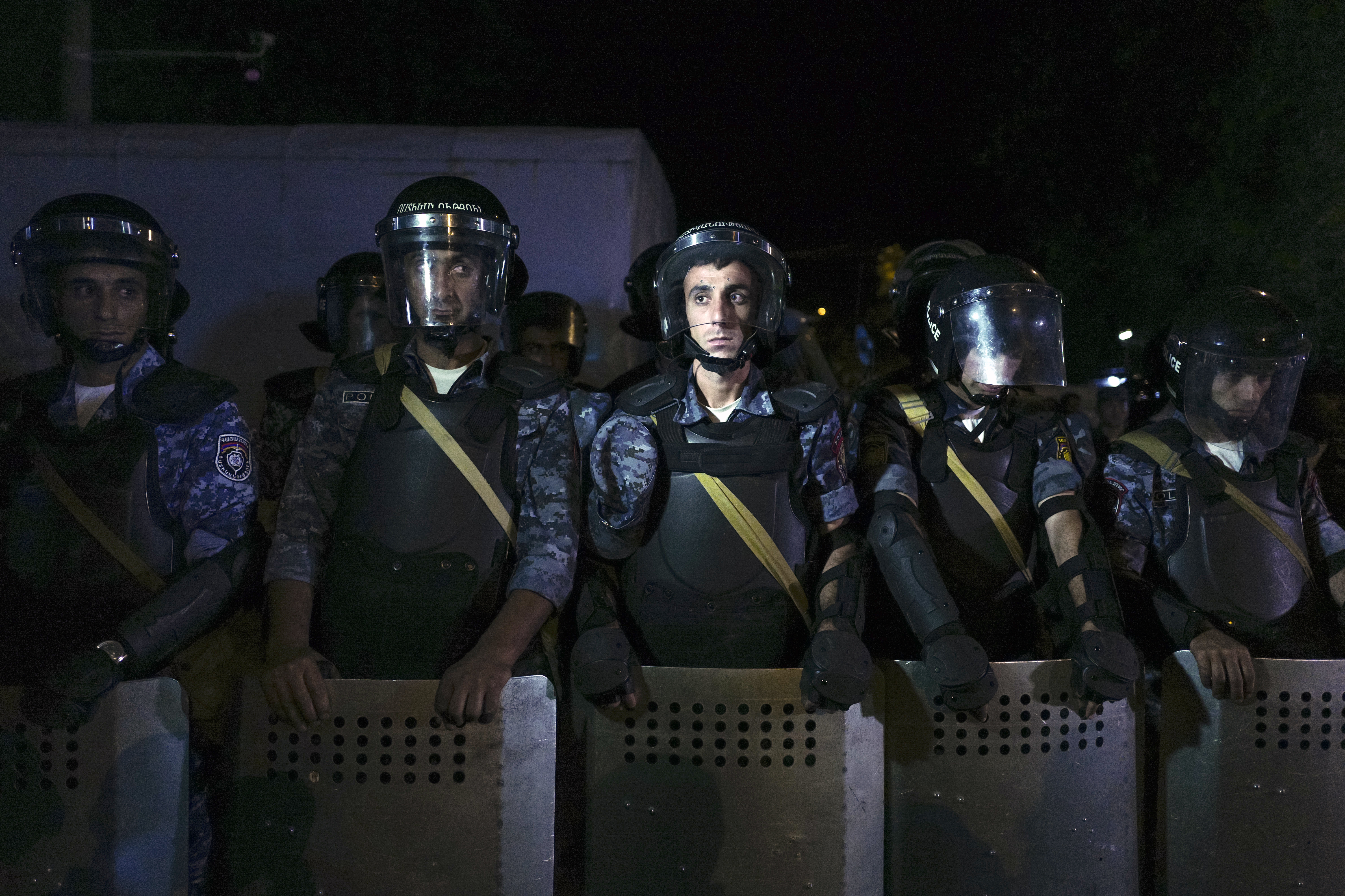 Gunmen in Armenia take medics hostage