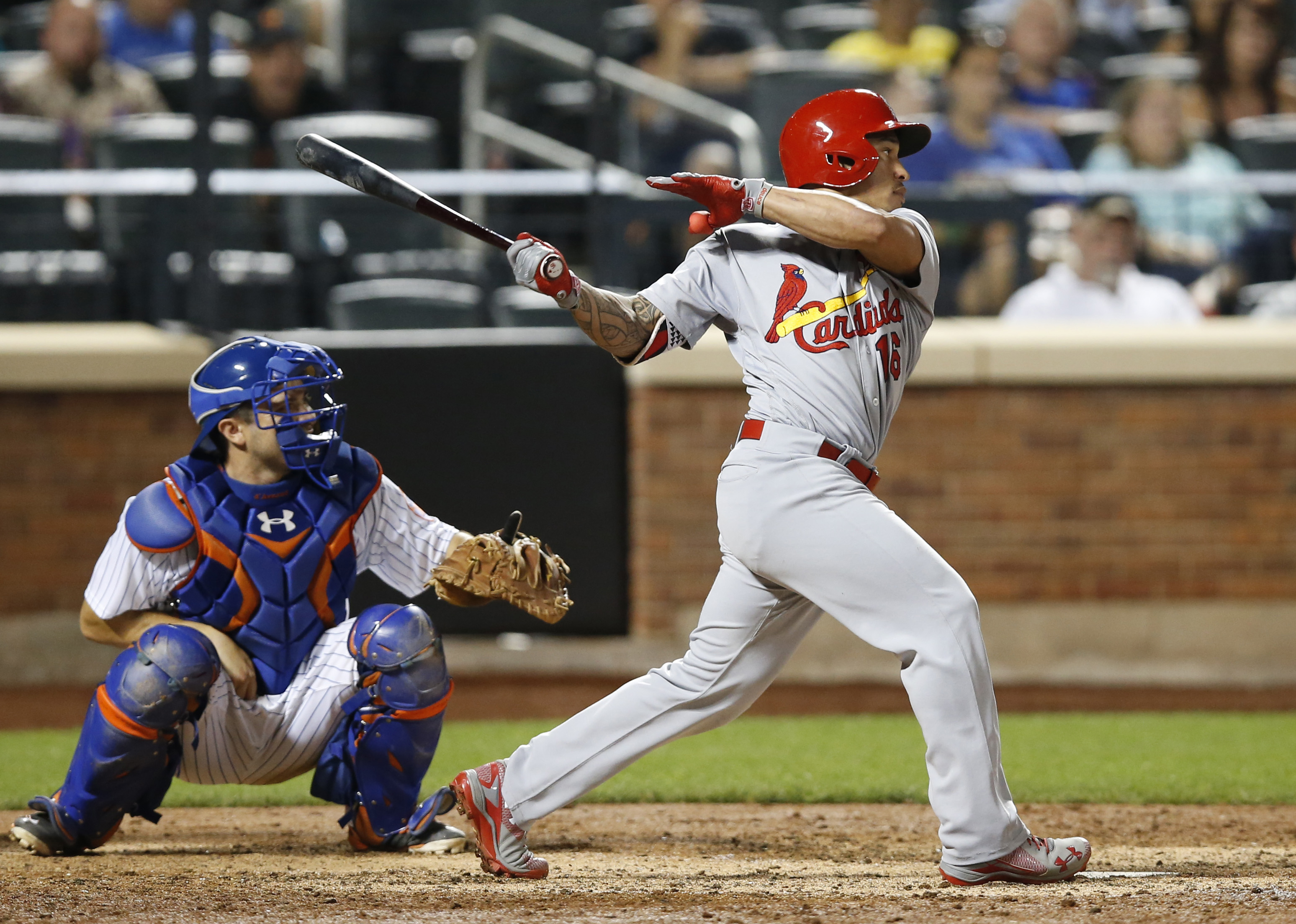 Cardinals snap Familia's saves streak, rally past Mets 5-4