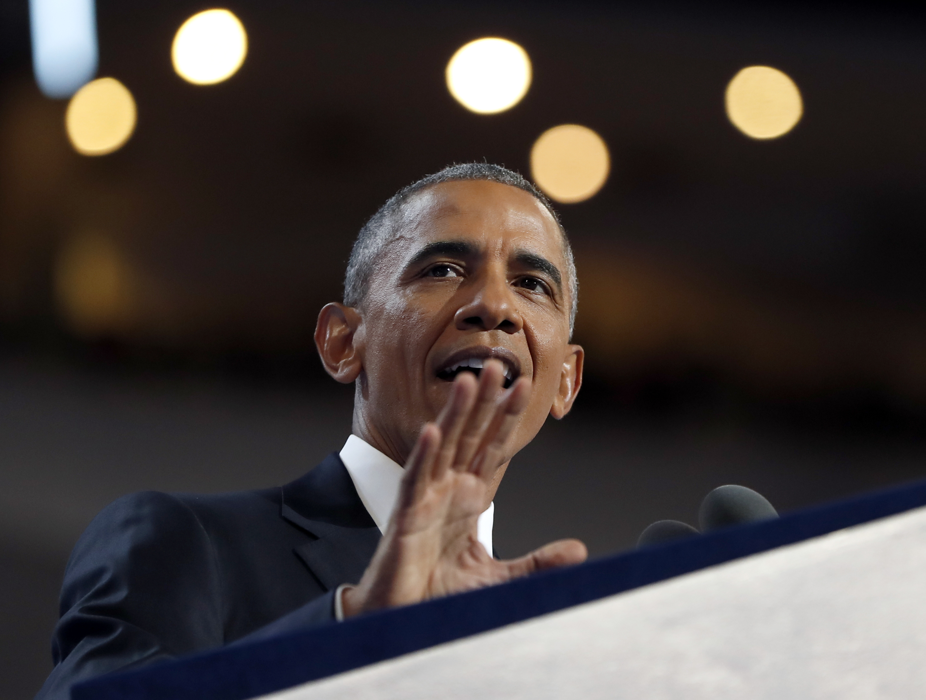 The Latest: Trump slams Clinton over 'radical Islam'