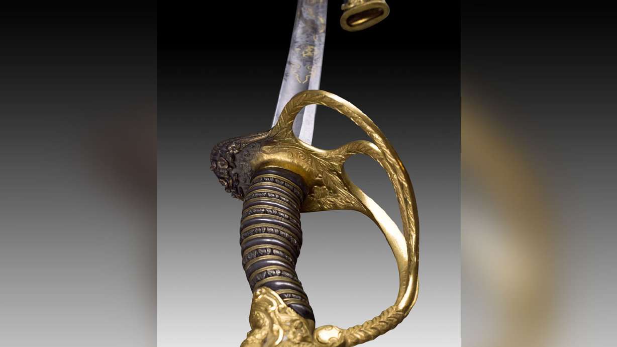 Former Utah governor's Civil War sword up for auction