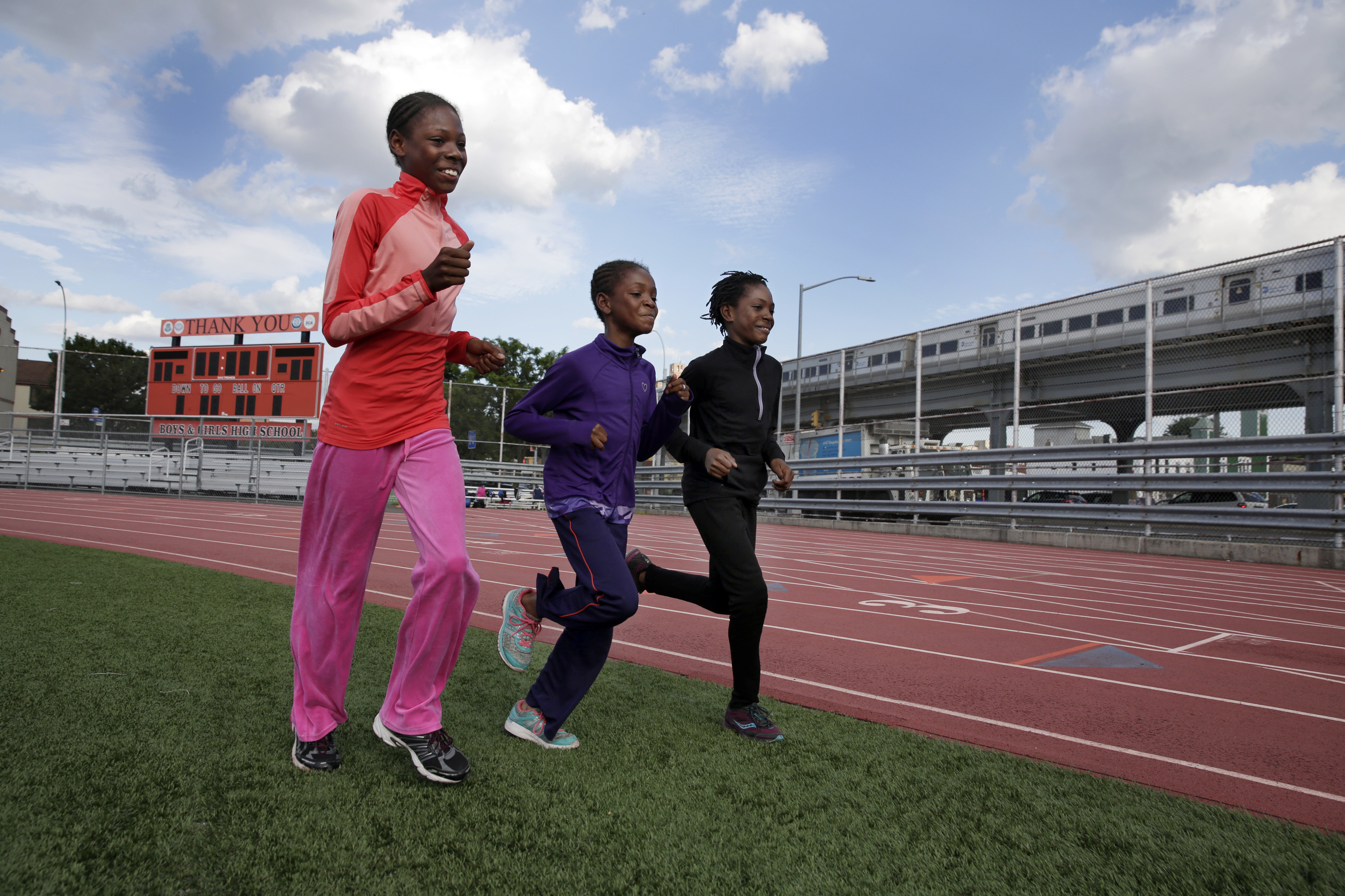 3 sisters go from homeless shelter to junior track stardom