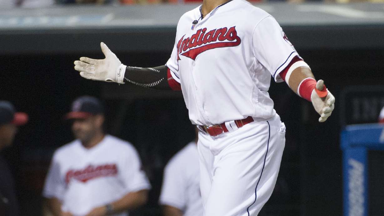 Indians use 4-run 7th to beat Athletics 5-3