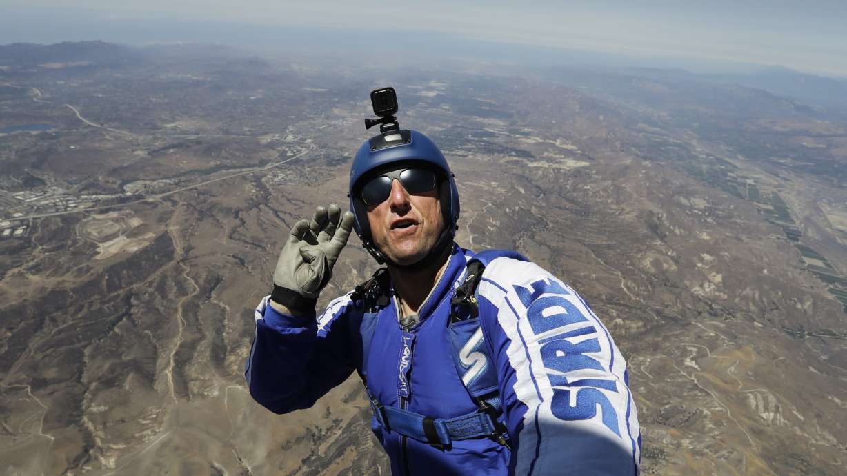 Skydiver becomes first person to jump and land without chute