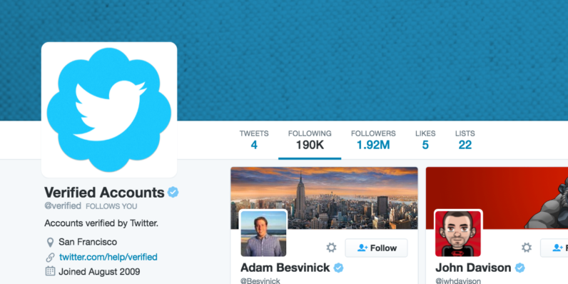 How to become Twitter verified