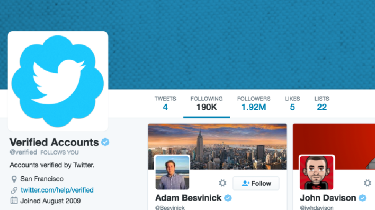 How to become Twitter verified