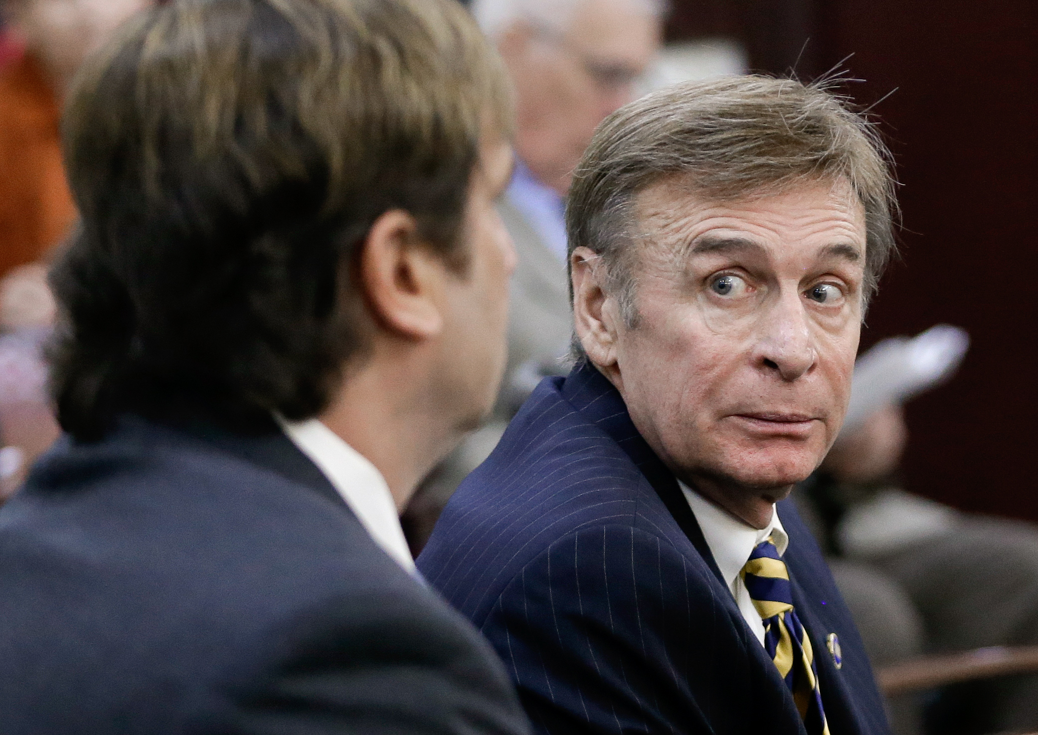 Lawmaker jailed in campaign sign theft bailed out by victim