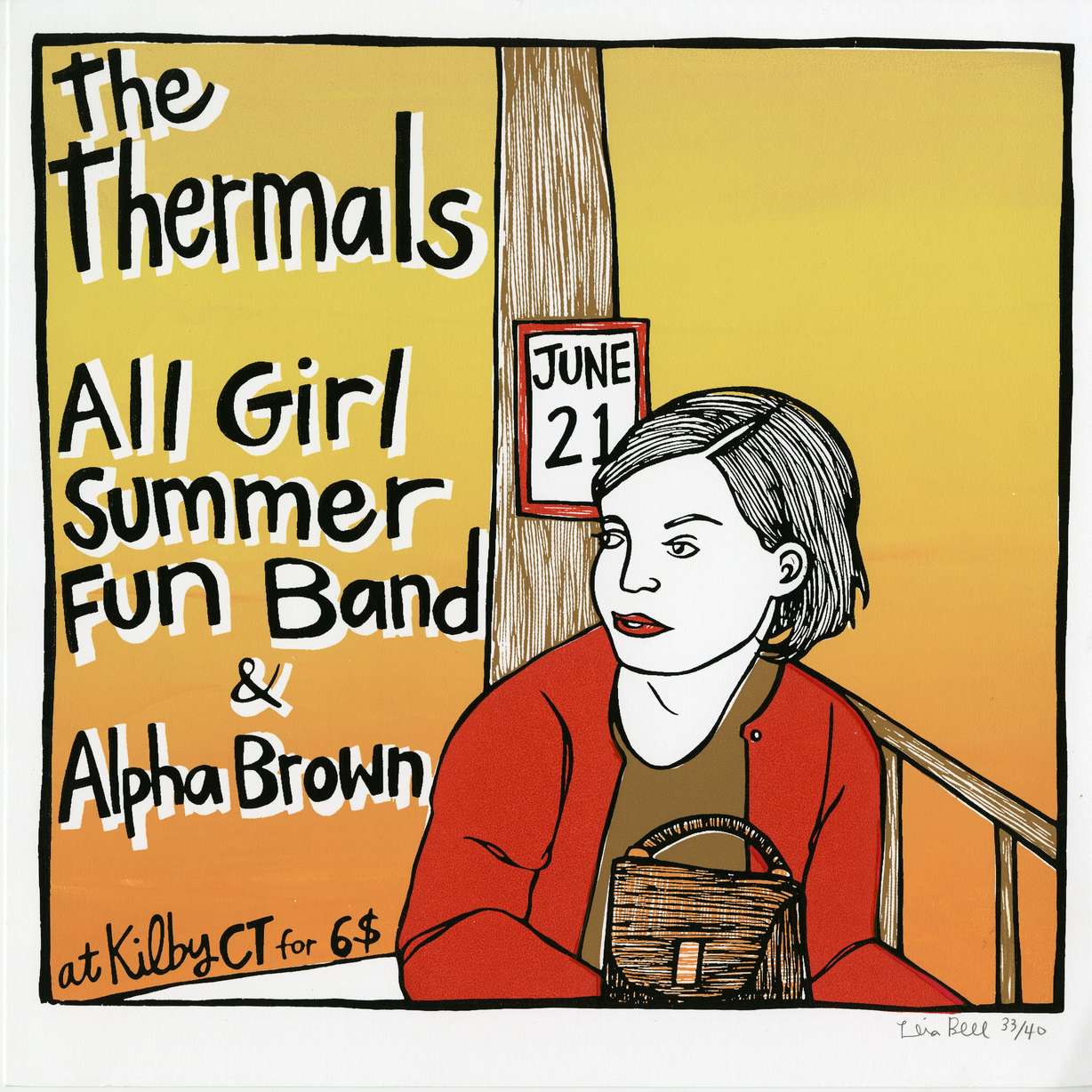 A poster created by former Kilby Court co-owner Leia Bell currently at University of Utah’s J. Willard Marriott Library, which has about 5,000 posters spanning more than 50 years of music. (Photo: University of Utah)