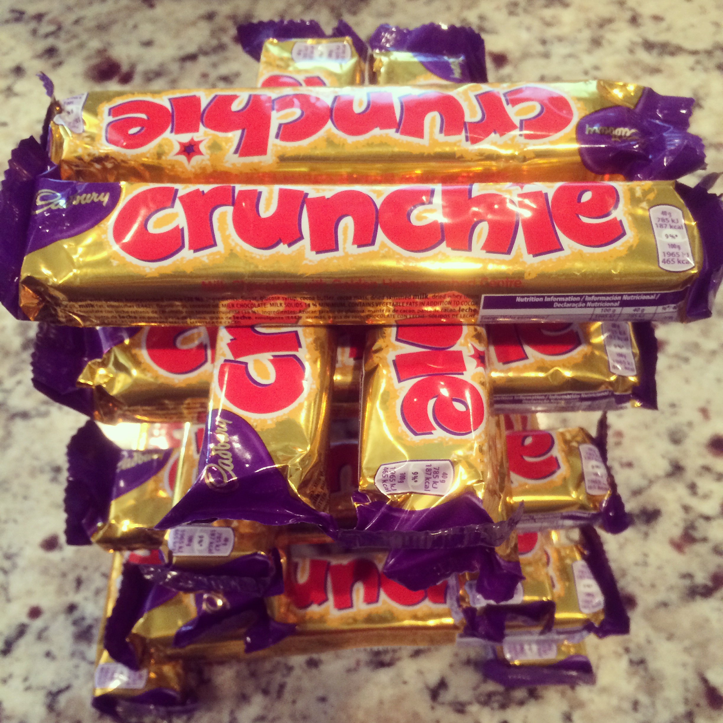 I am happy to report we are now making our way through 15 of our favorite English candy bars. (Photo: Megan Marsden Christensen)