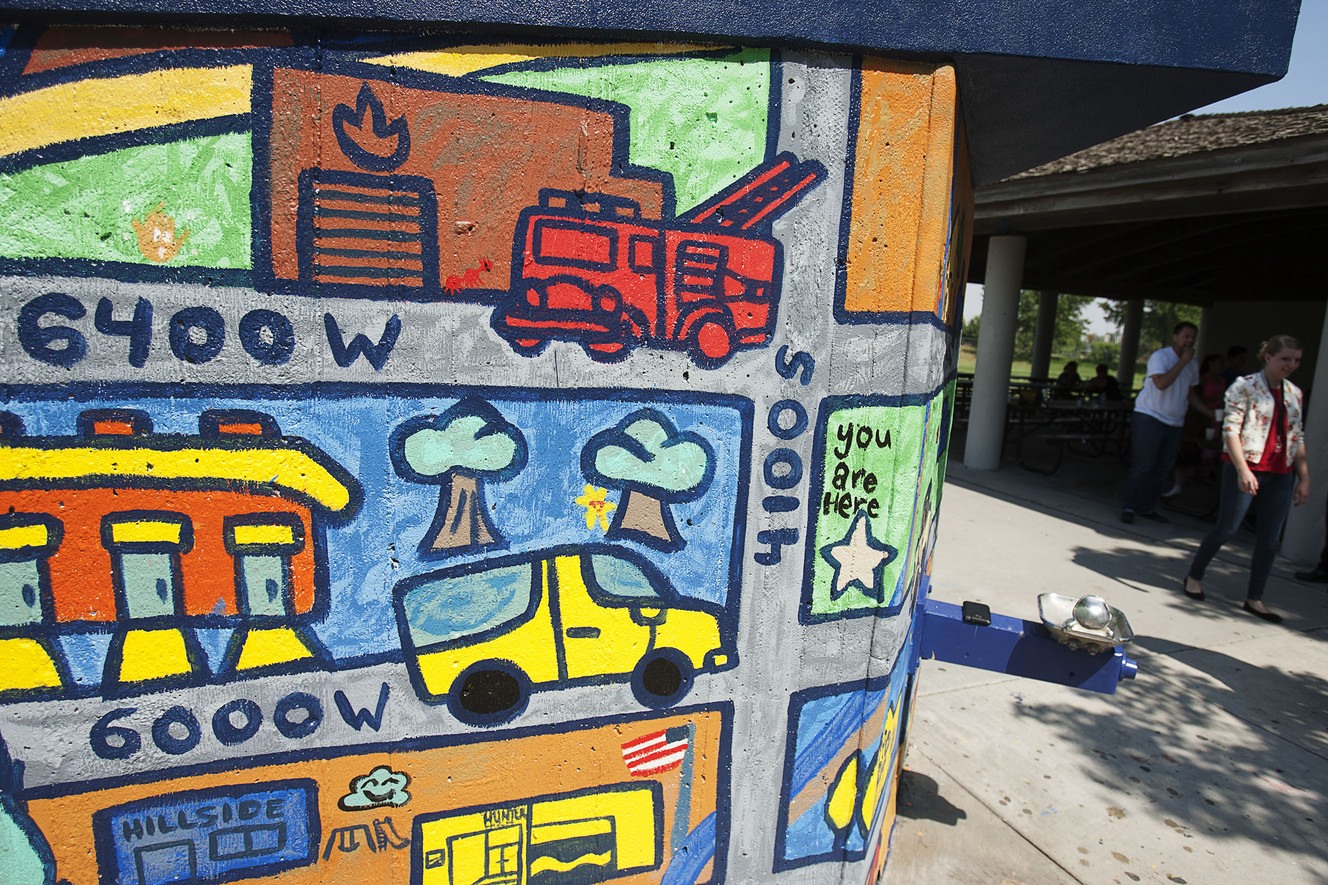 A mural at West View Park in West Valley City is seen on Thursday, Aug. 4, 2016. (Photo: Hans Koepsell, Deseret News)