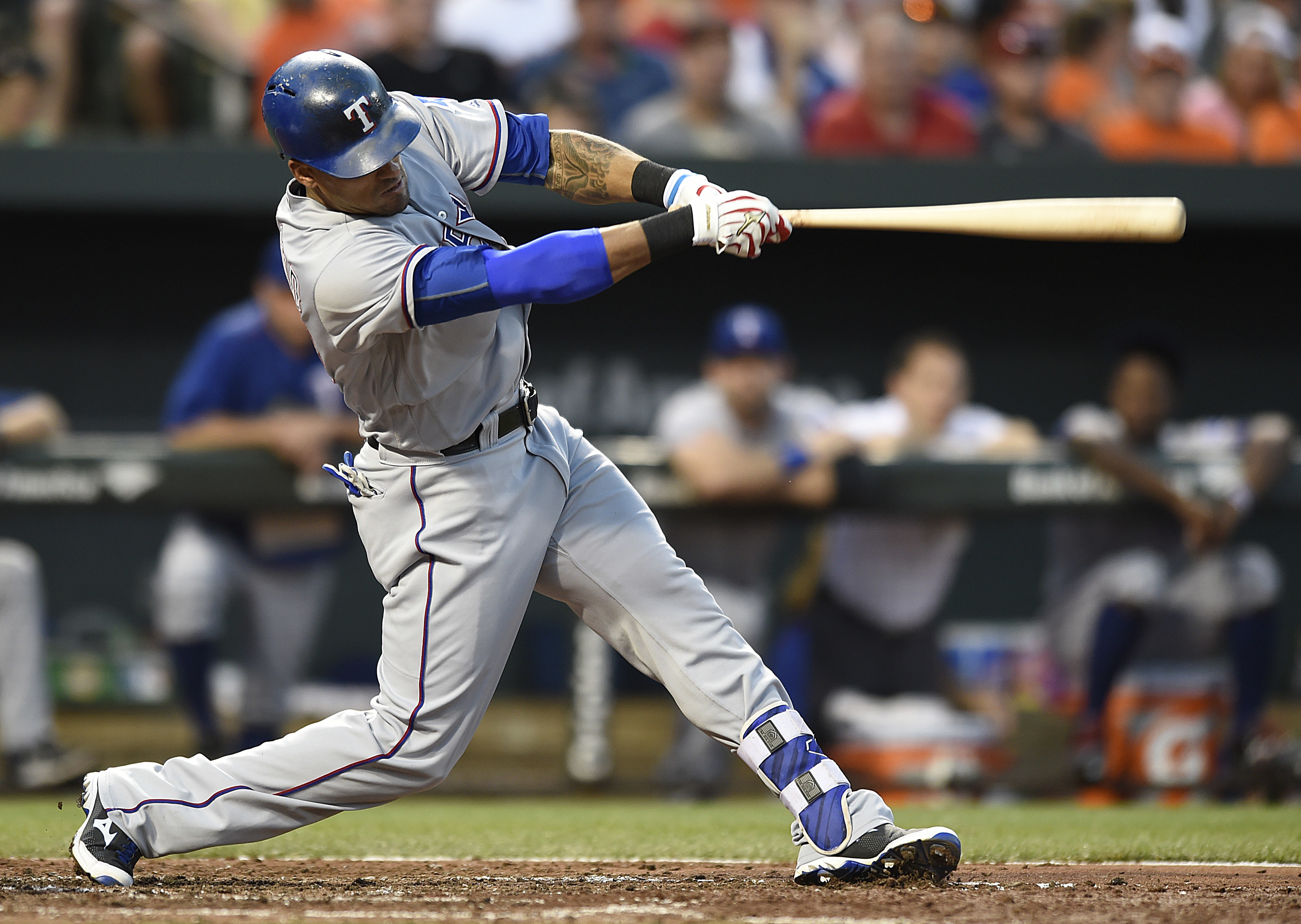 Rangers beat Orioles 5-3 to dodge 3-game sweep