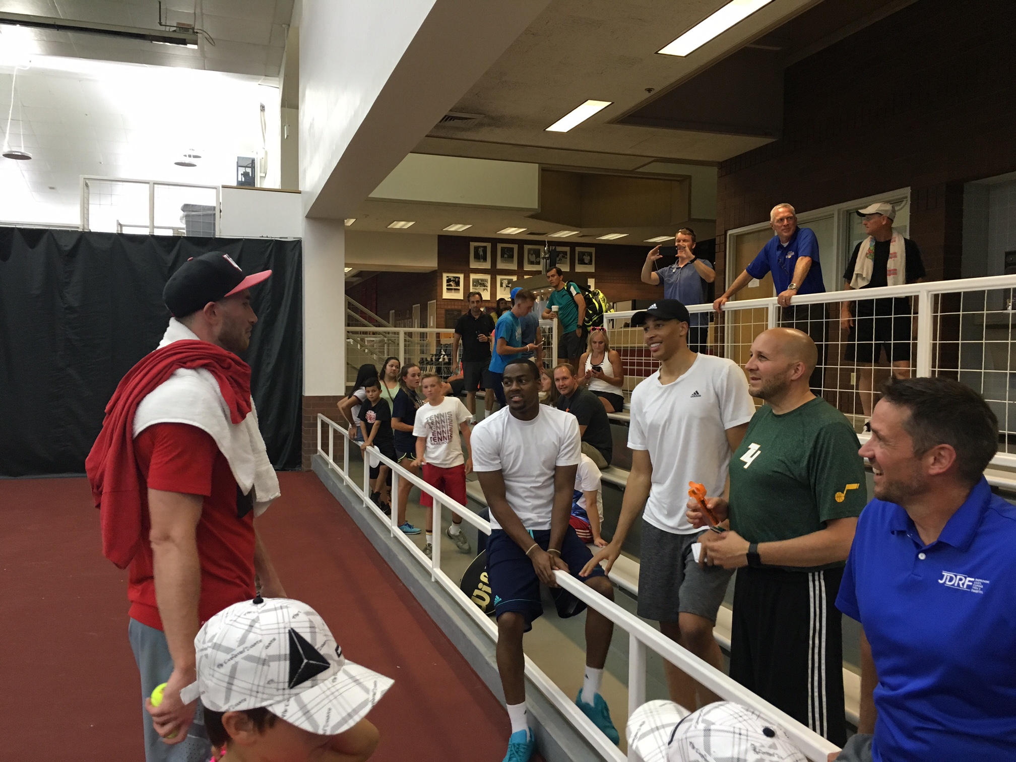 Gordon Hayward is surprisingly good at tennis