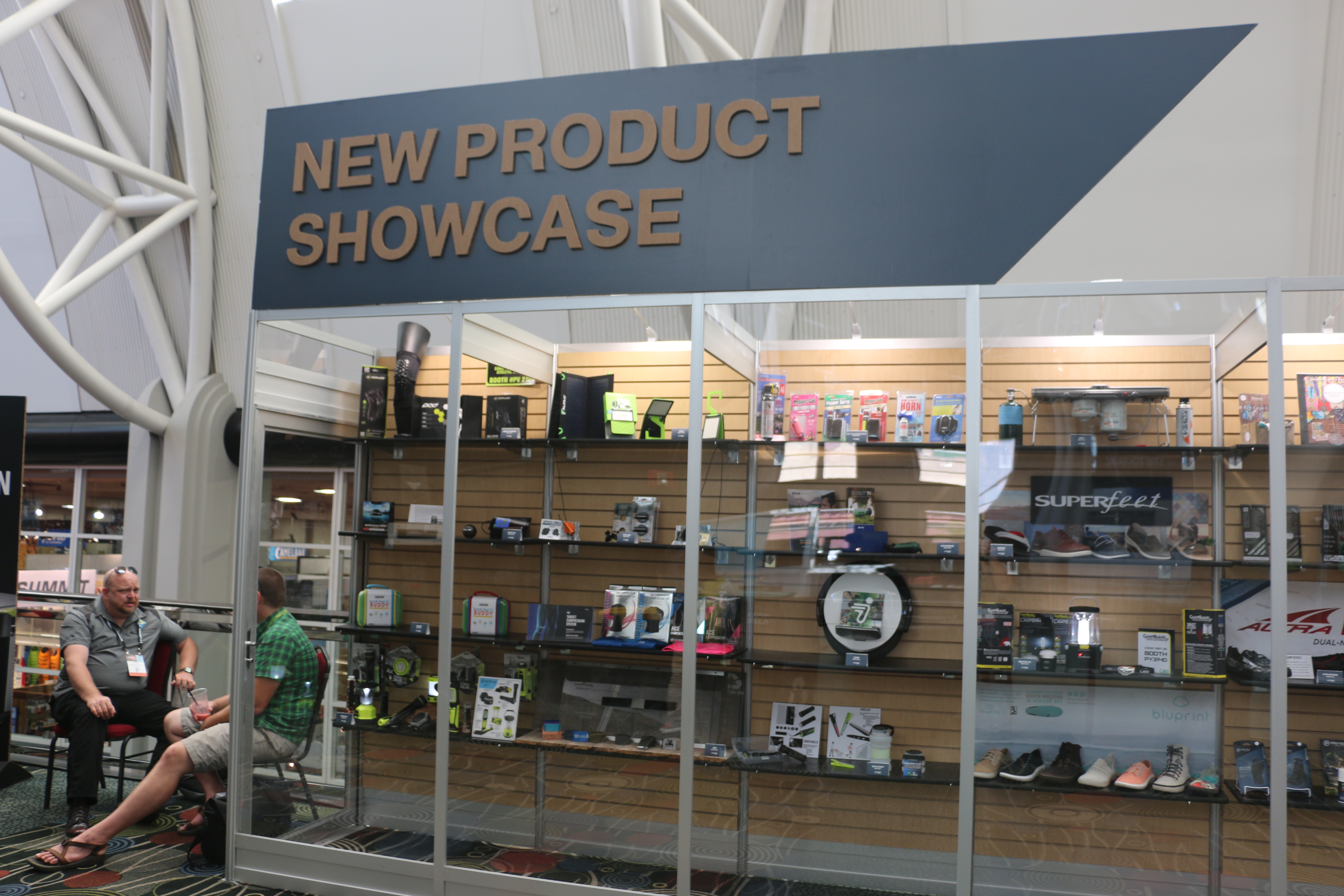 Some of the products on display in the new product showcase. Photo credit: Faith Heaton Jolley, KSL