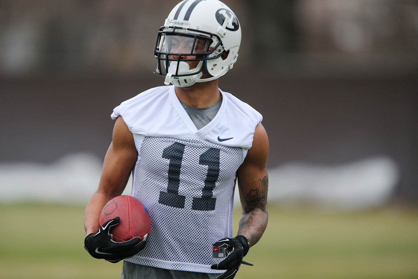 BYU defensive back Troy Warner during spring practices. (Photo: Jeffrey D. Allred, Deseret News)