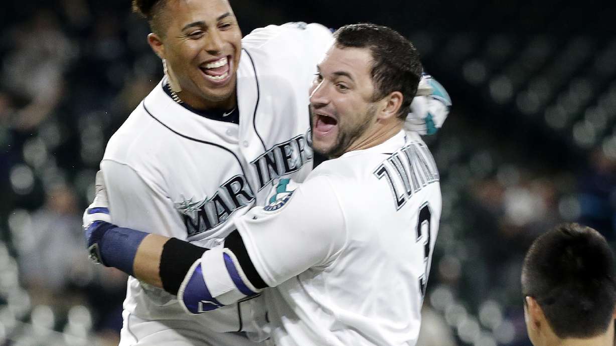 Seager, Zunino rally Mariners past Tigers 6-5 in 15 innings