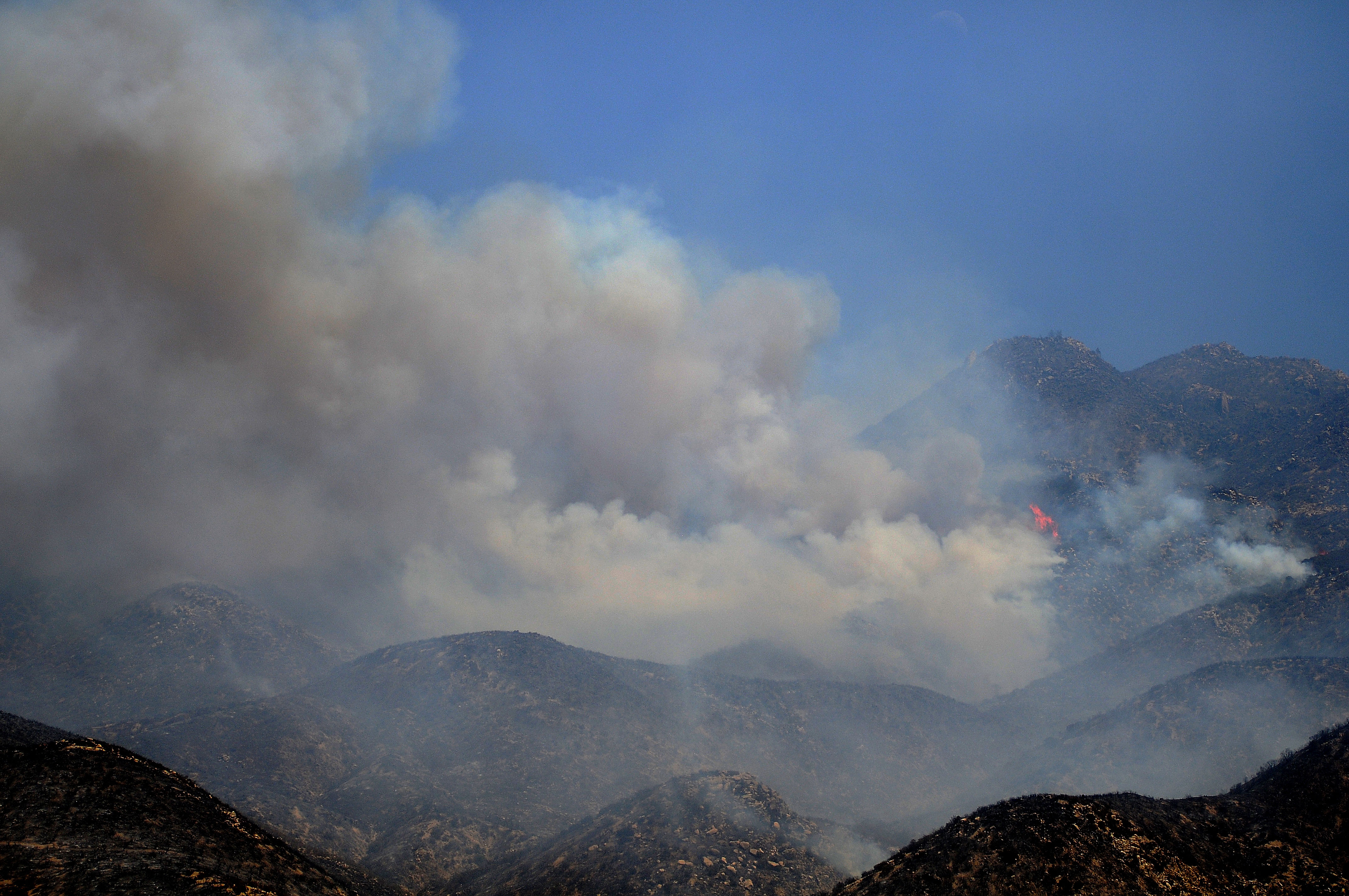 The Latest: Fire near Big Sur now 107 square miles