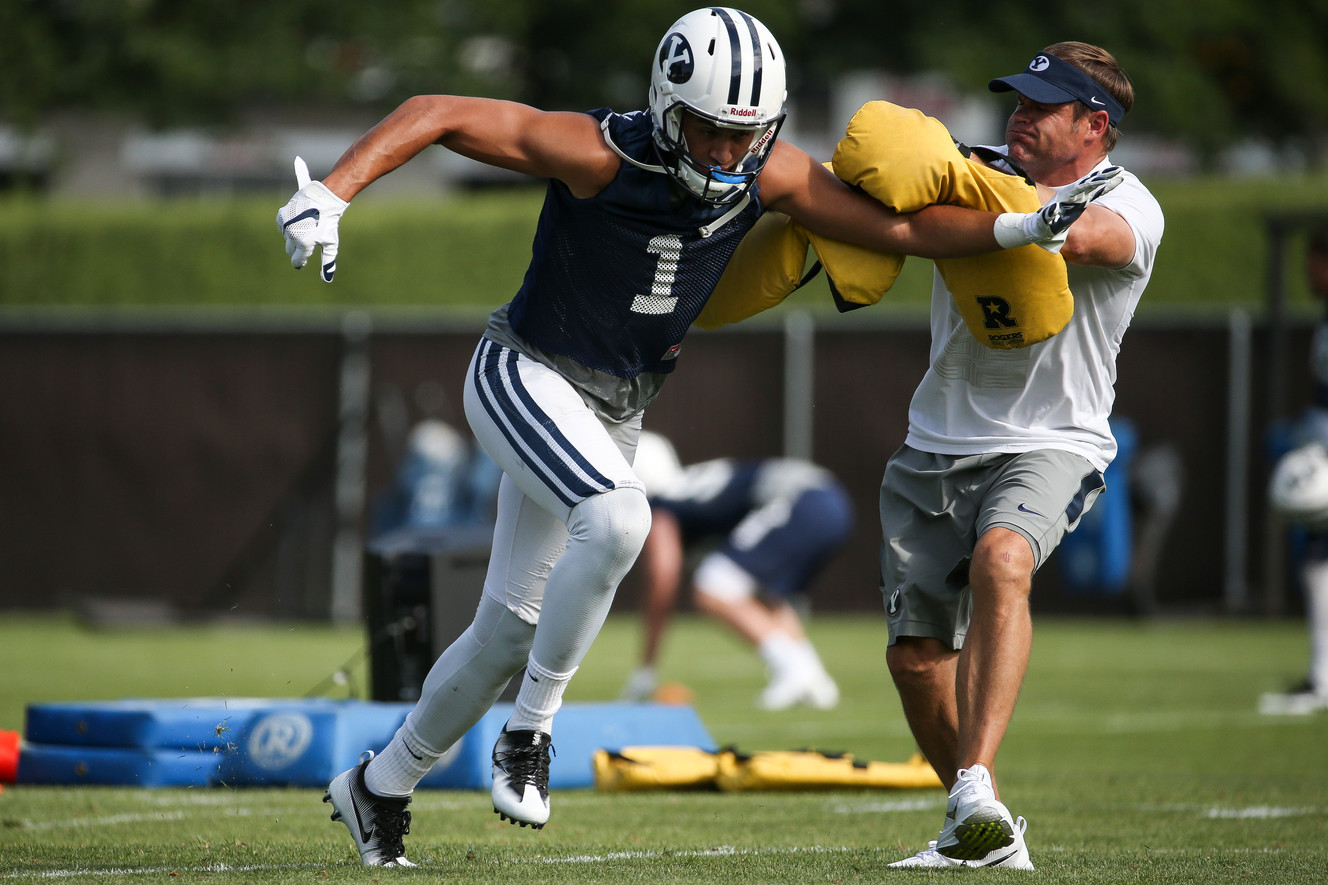 Behind new coach, BYU receivers look to replace depth of 2015