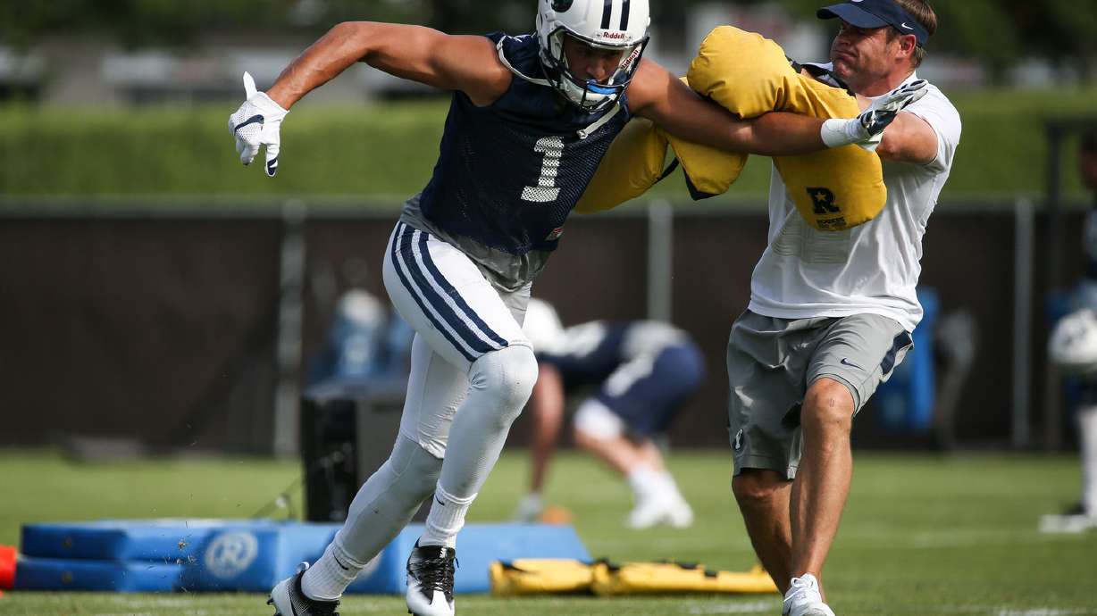Behind new coach, BYU receivers look to replace depth of 2015