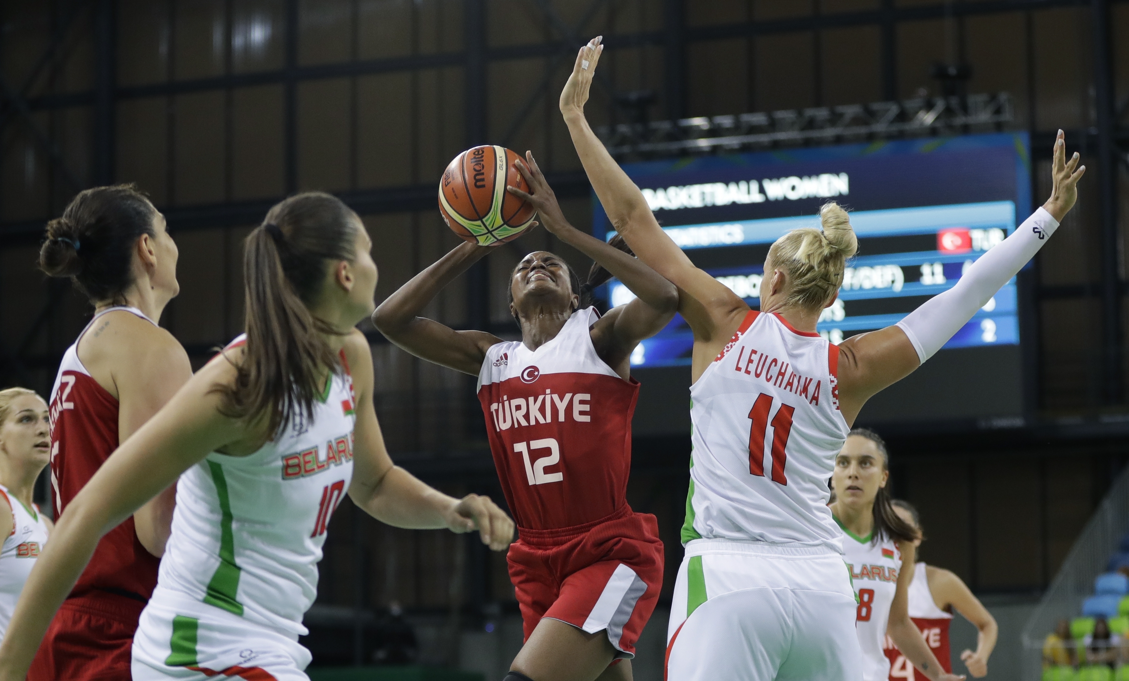 Turkey holds off Belarus 74-71 for win in women's basketball