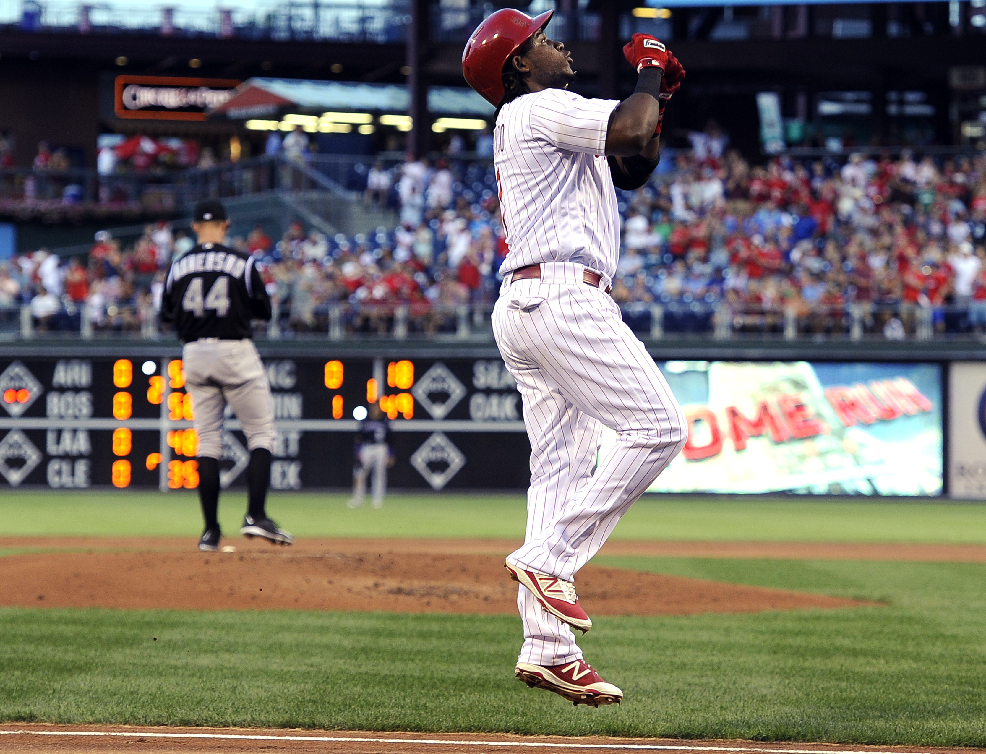 Franco homers, then things get testy as Phillies top Rockies