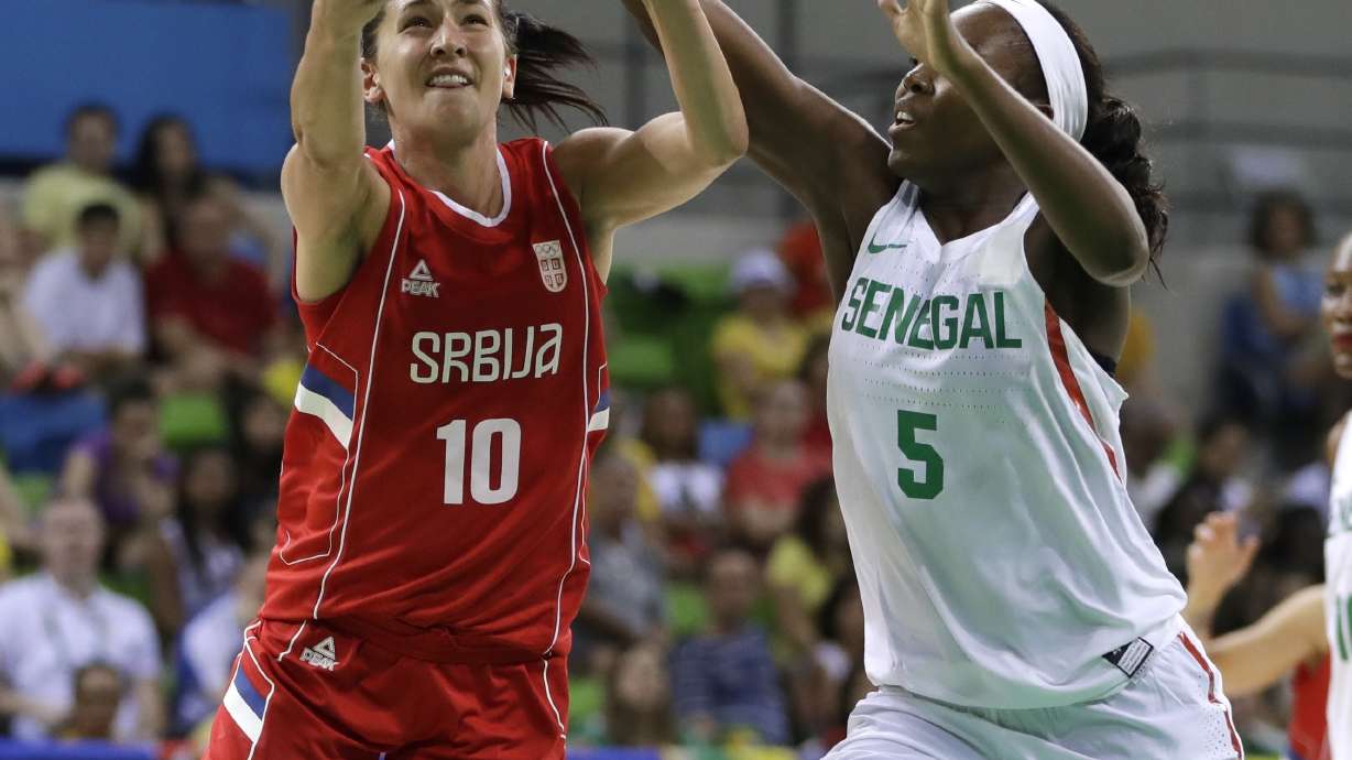 Serbia beats winless Senegal 95-88 in women's basketball