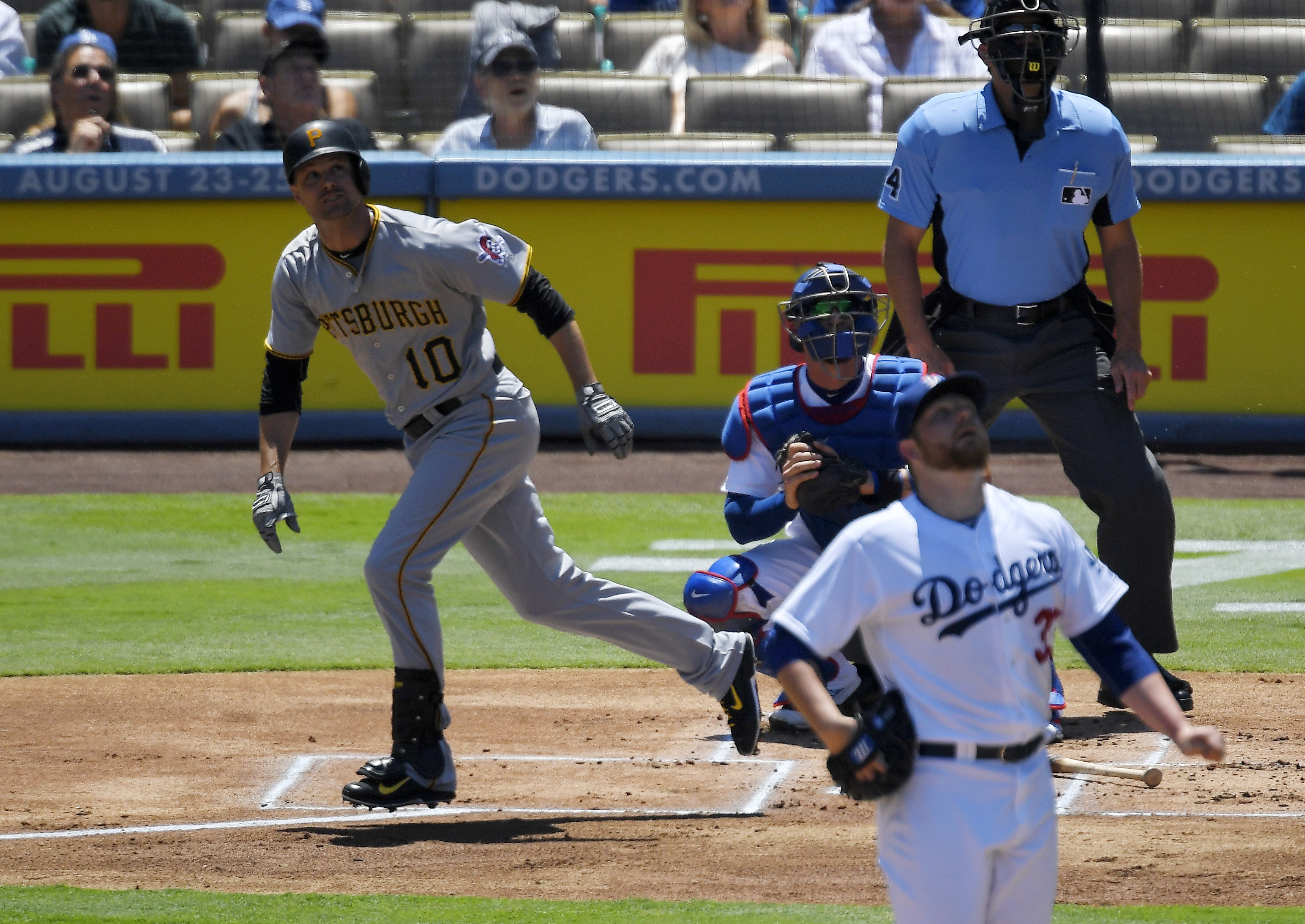 Pirates spoil Anderson's return, beat Dodgers 11-3