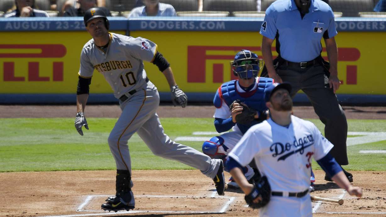 Pirates spoil Anderson's return, beat Dodgers 11-3