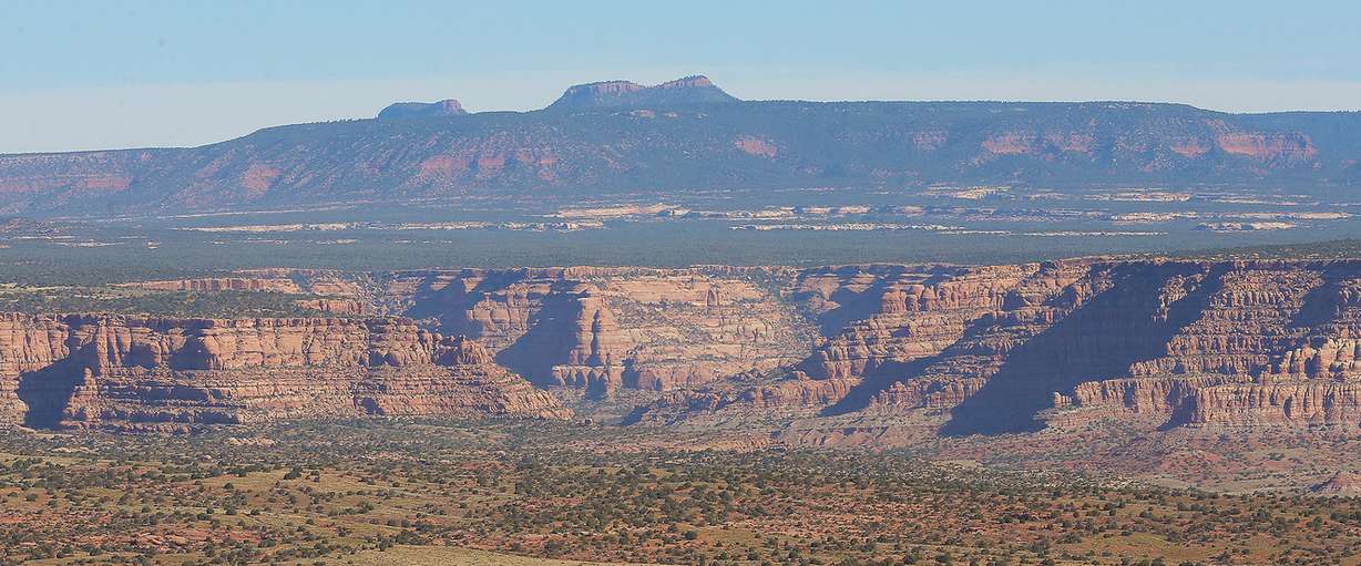 The Bears Ears area as seen from Comb Ridge in southern Utah on Saturday, July 16, 2016. (Photo: Scott G Winterton, Deseret News)
