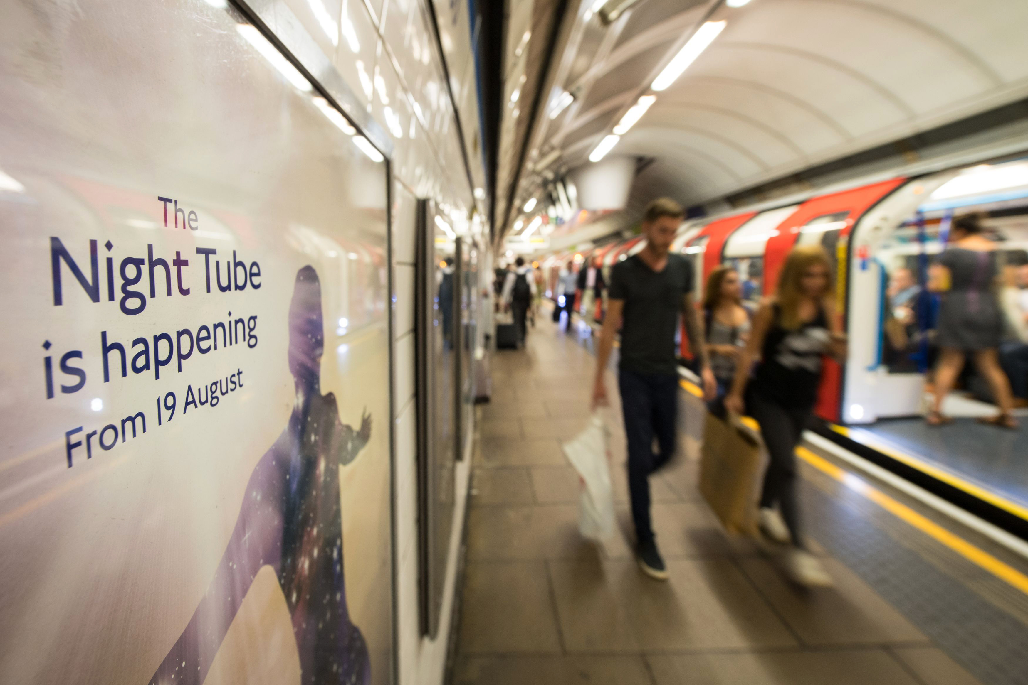 24-hour subways signal new era for London, night owls