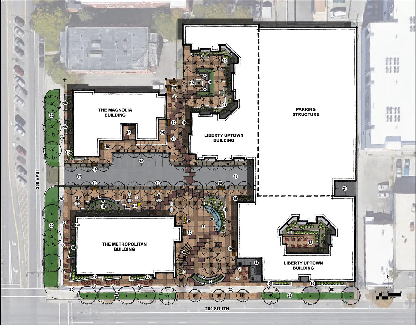 A preliminary map of the Violin School Common project. (Photo: Cowboy Partners/Salt Lake City Division of Housing Neighborhood Development)