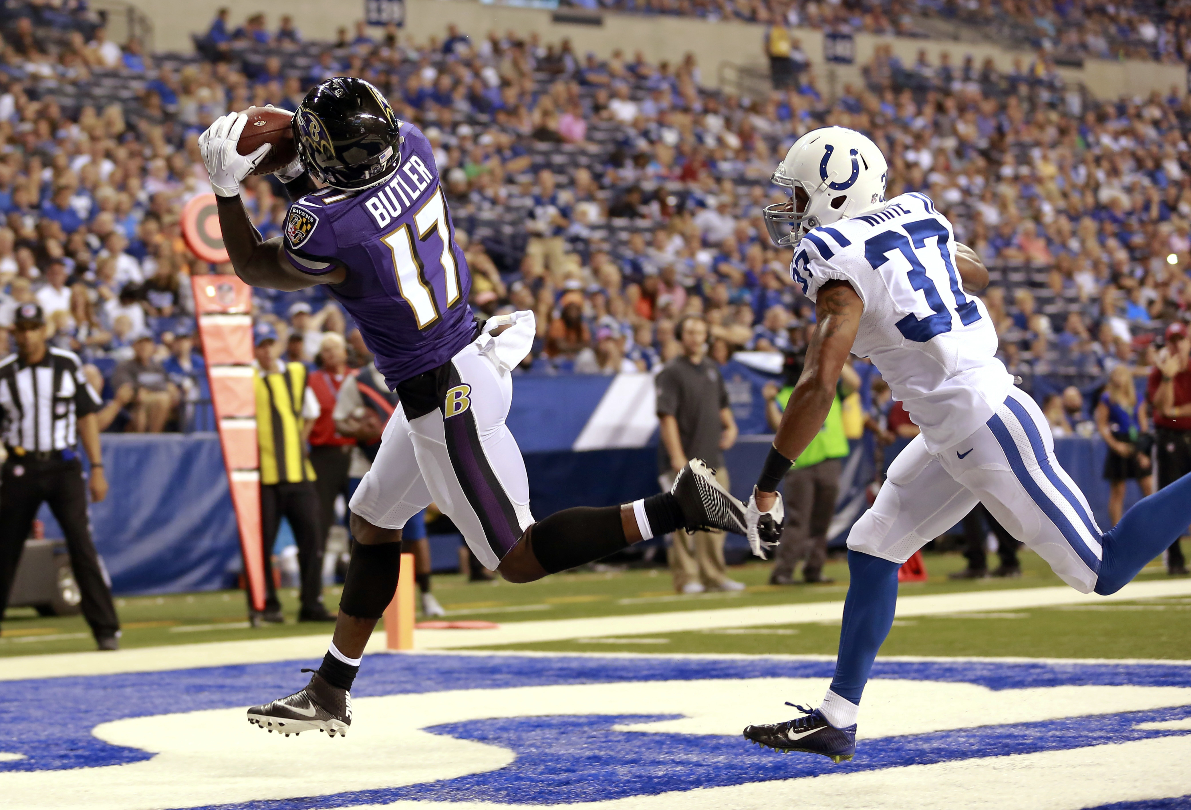 Luck looks good in return; Ravens earn 19-18 victory