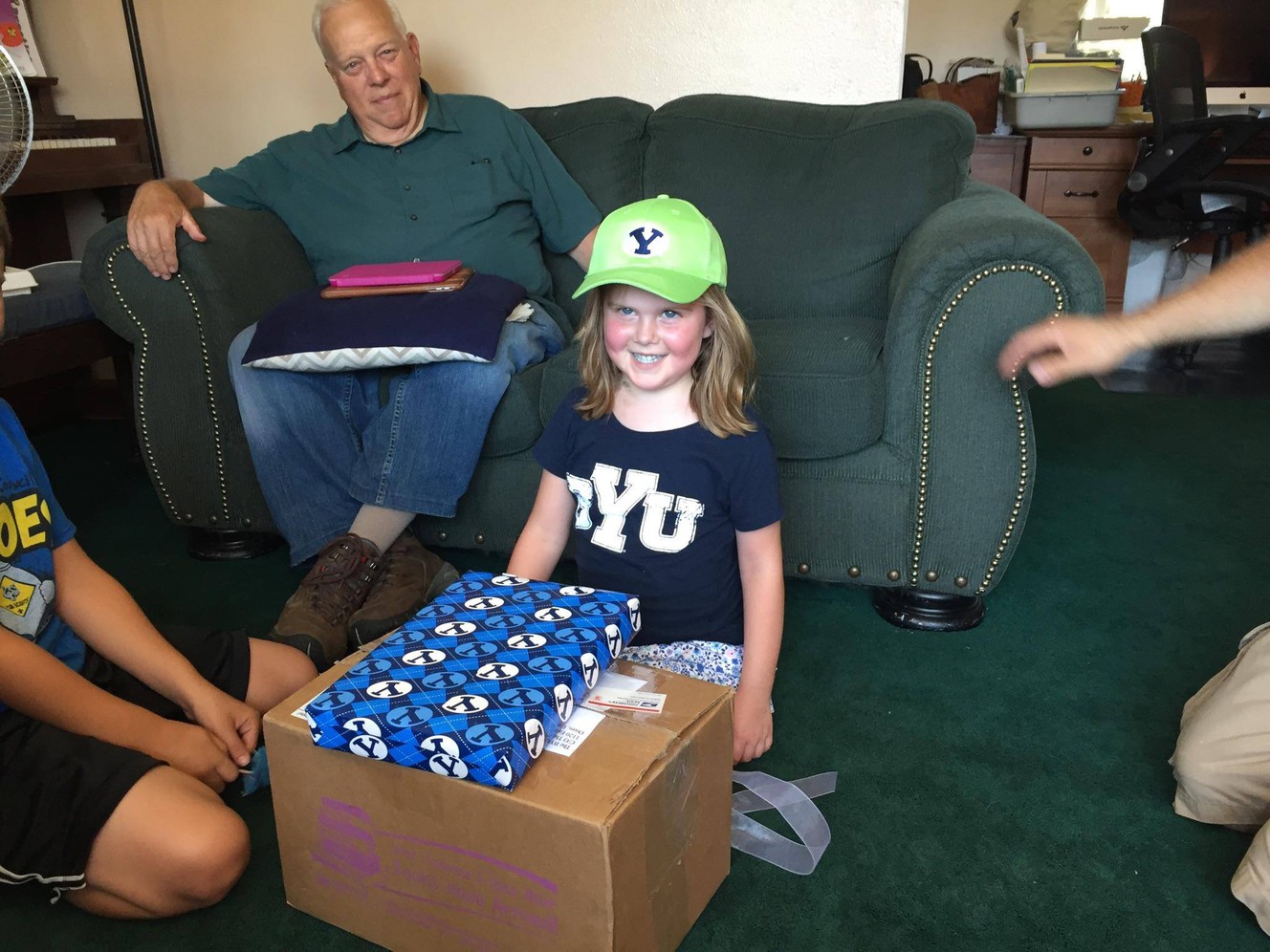 BYU Bookstore sends custom-made green hat to 5-year-old girl with terminal cancer