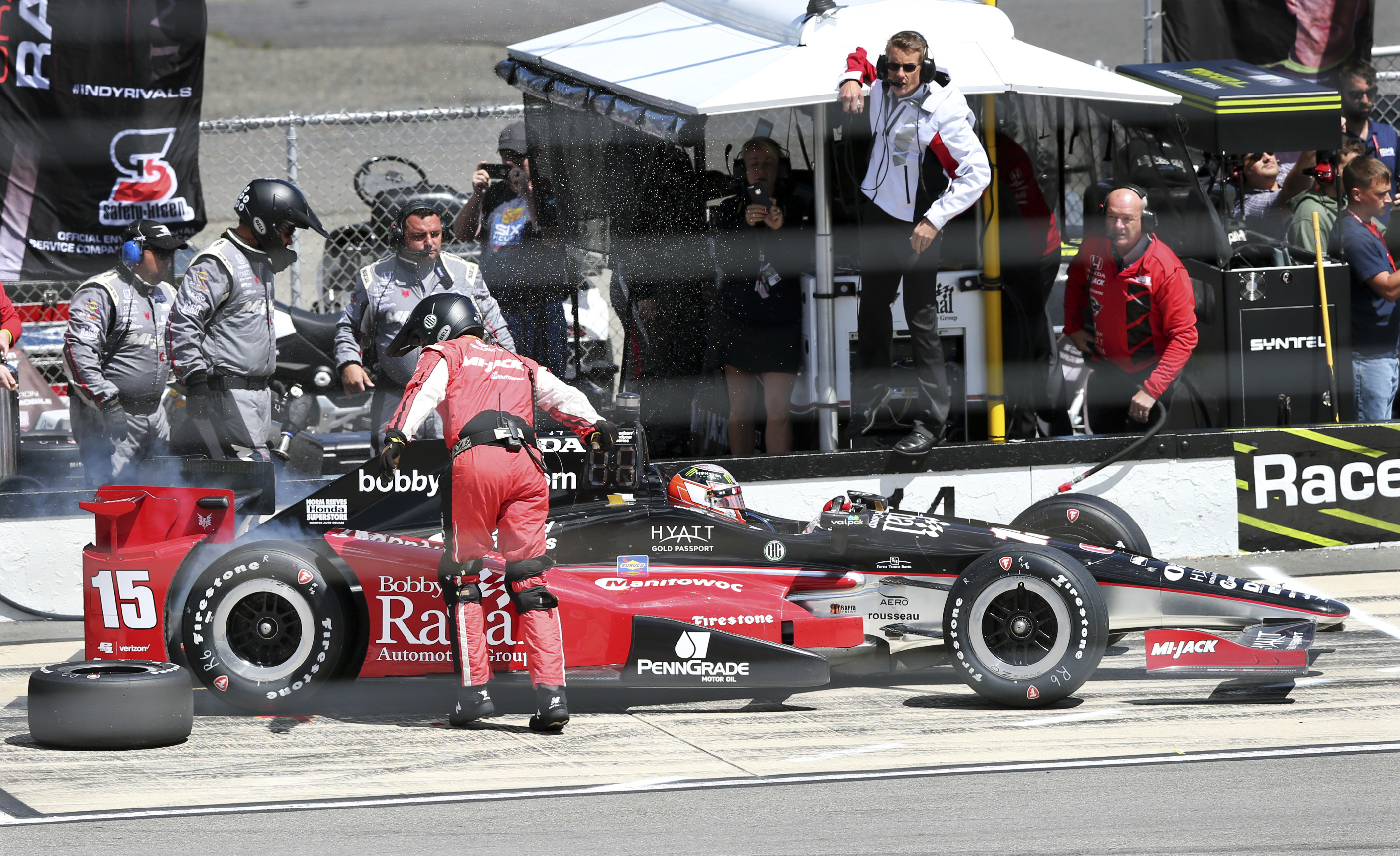 Will Power wins IndyCar race at Pocono; closes points gap