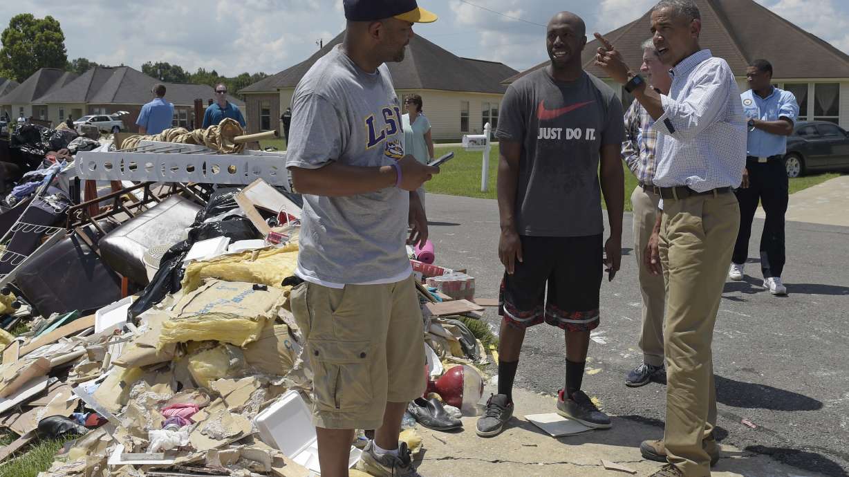 Crews hauling away debris as Louisiana cleanup continues