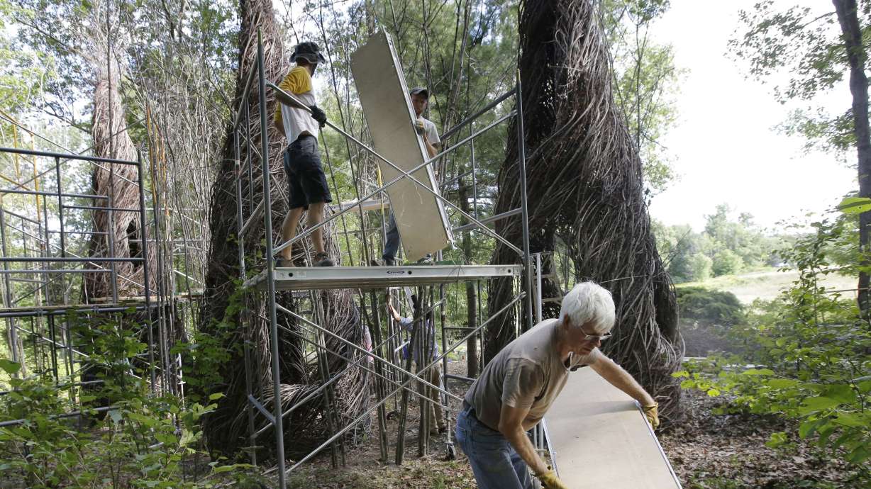 Branching out: Stick sculptor gains global following