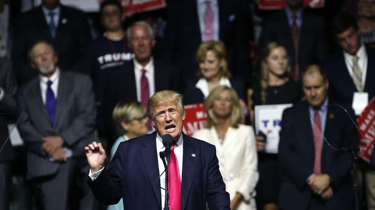 The Latest: Trump says 'nobody even knows' what alt-right is